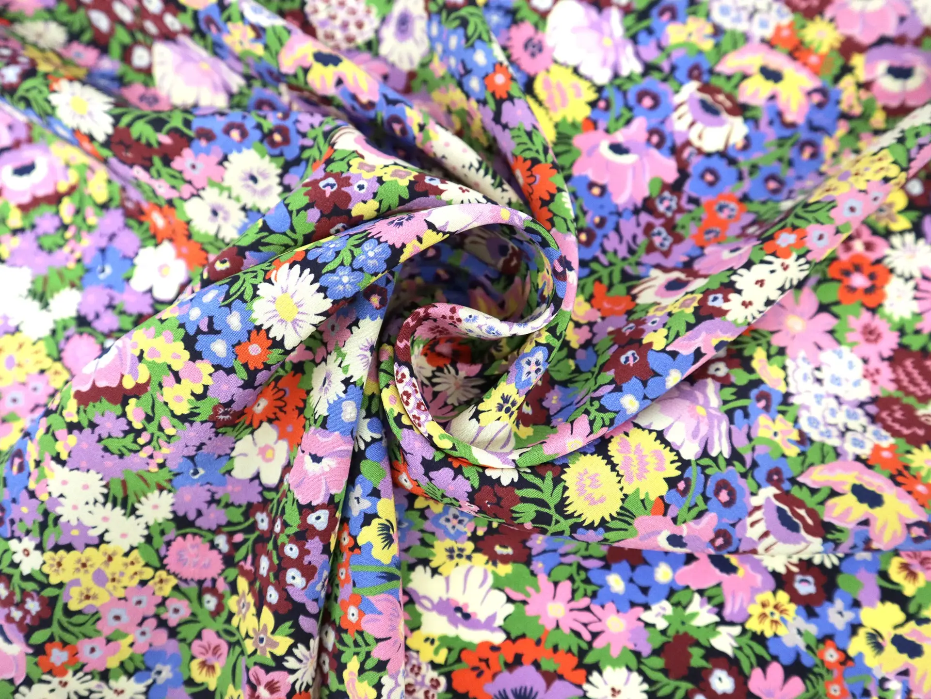 Liberty Silk Crepe de Chine Floral Print