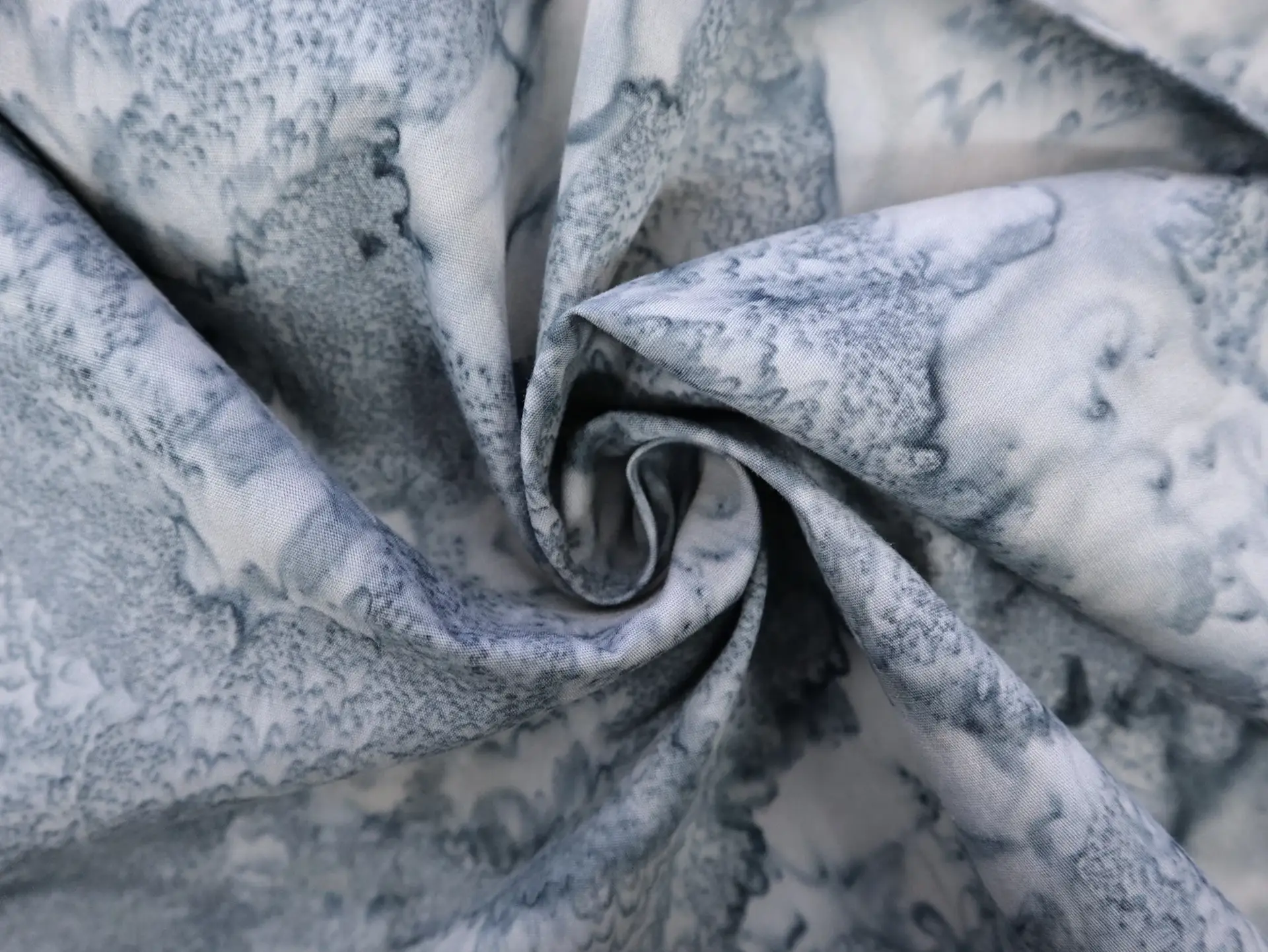 Cotton Batik In Charcoal