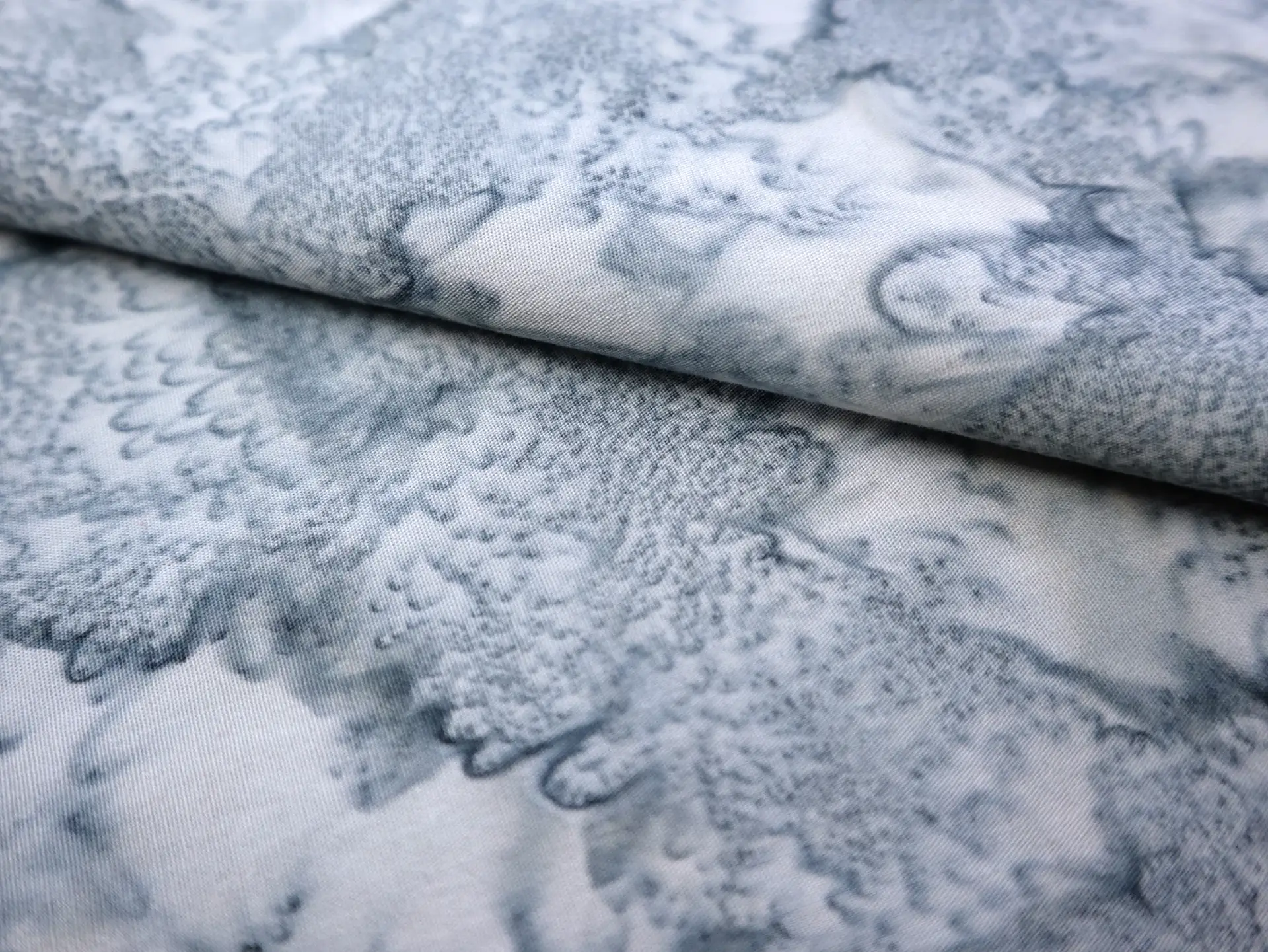 Cotton Batik In Charcoal