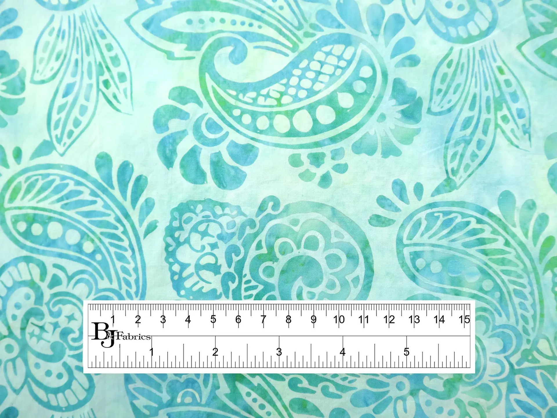 Cotton Batik with Paisleys