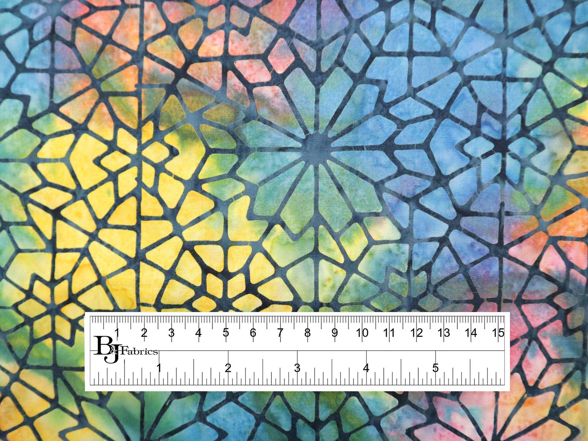 Cotton Batik with Mosaic 