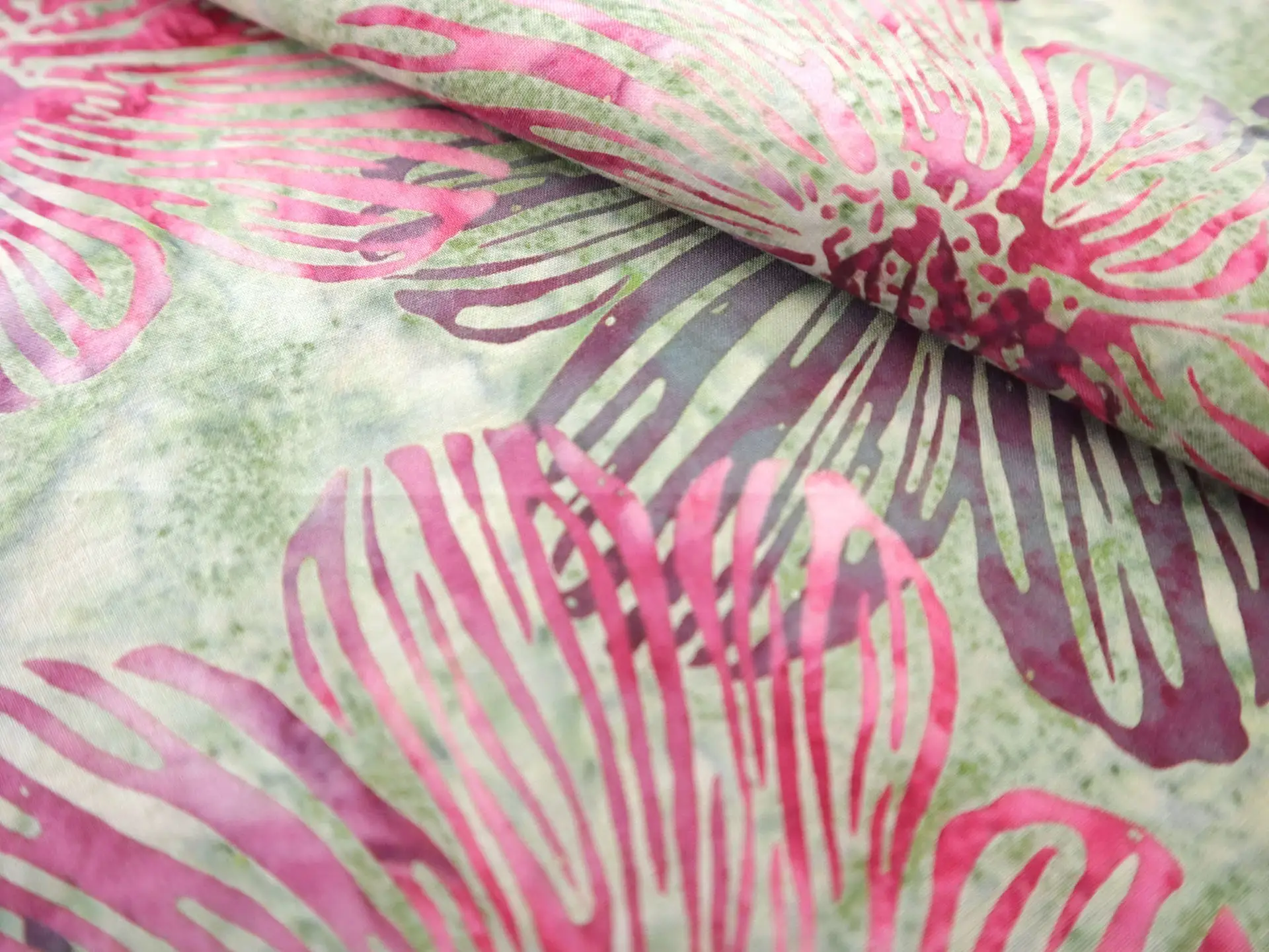 Cotton Batik with Florals
