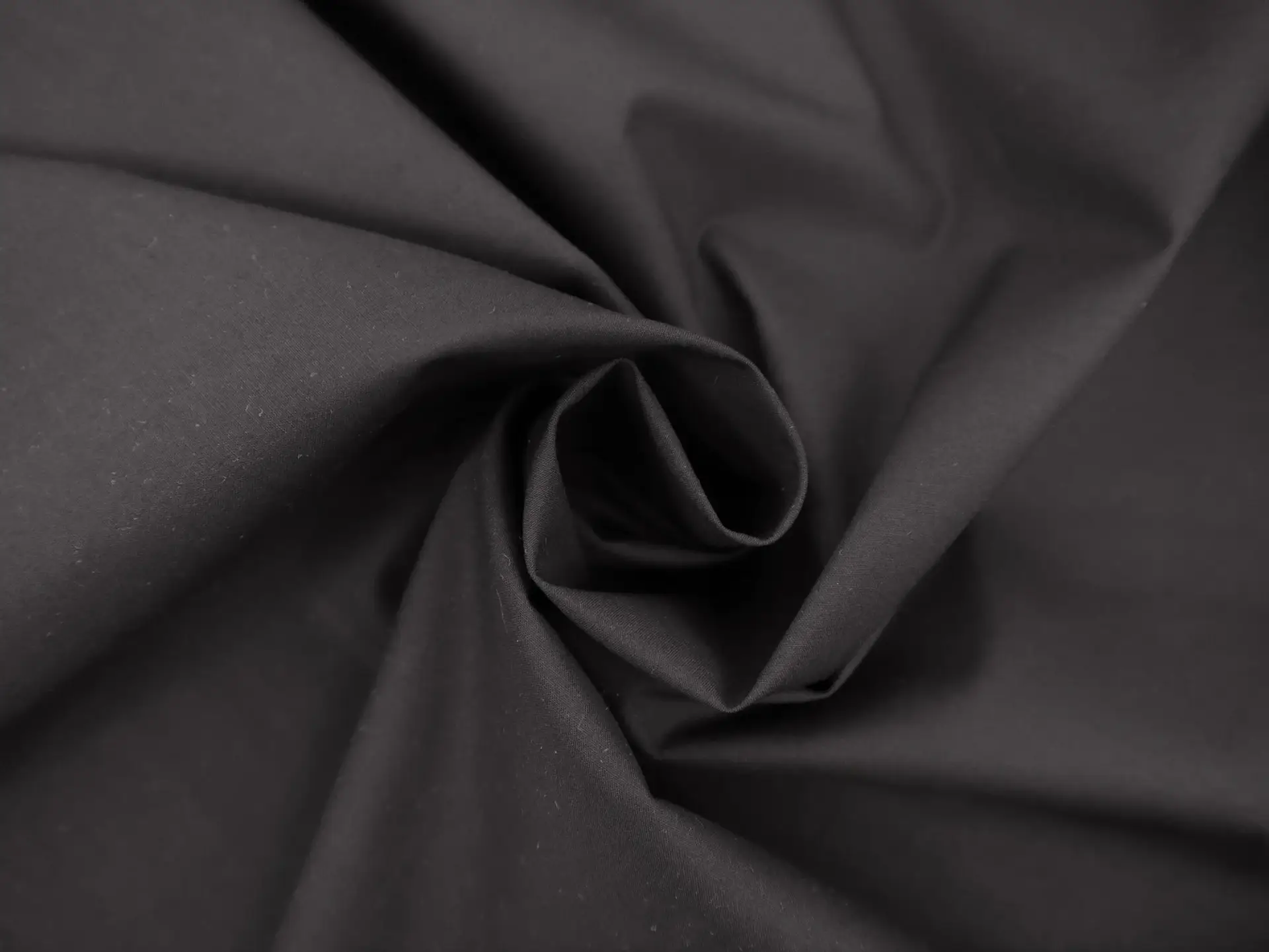 Japanese Stretch Cotton Poplin in Black