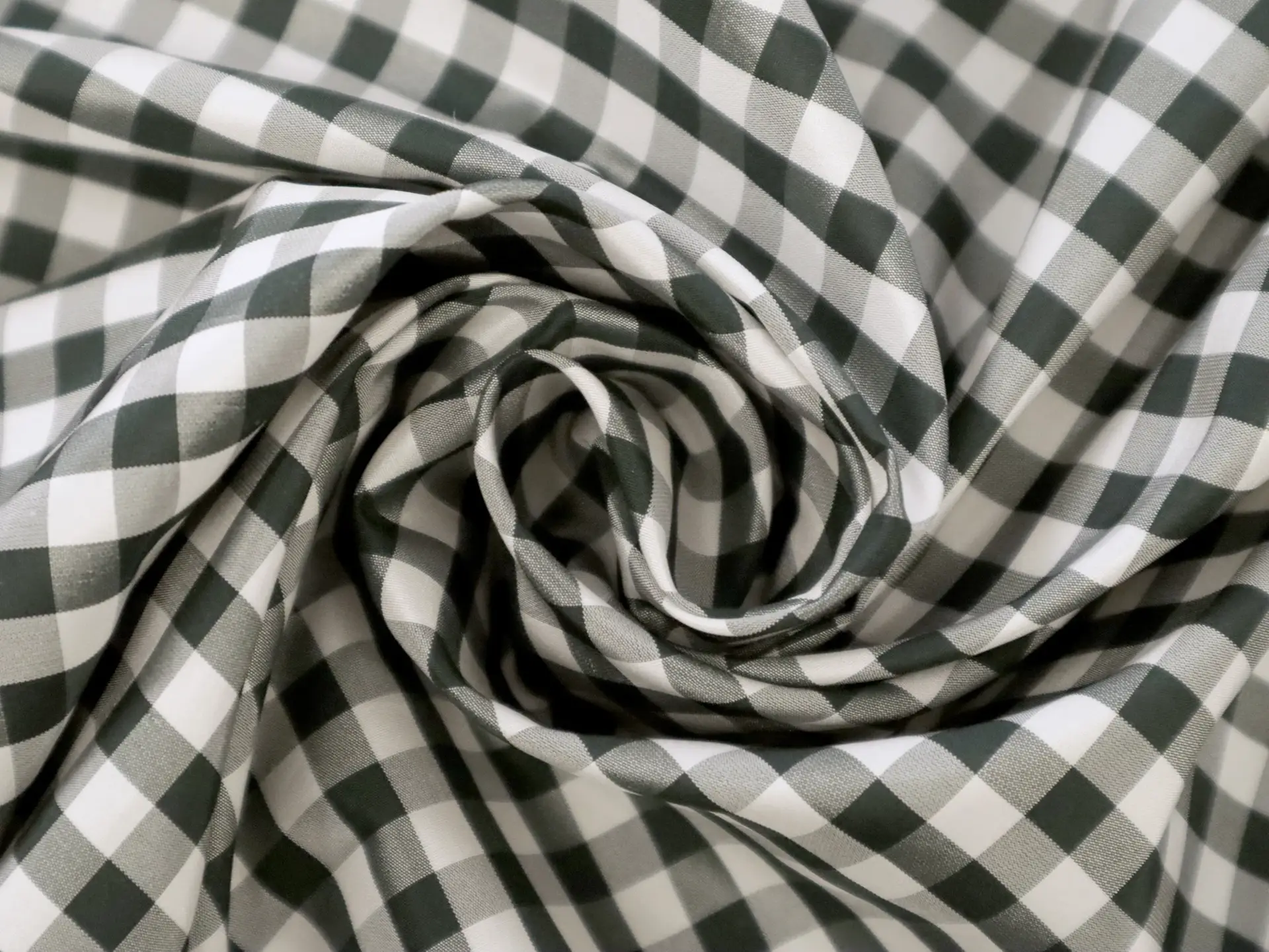 Gingham Pure Silk Shantung