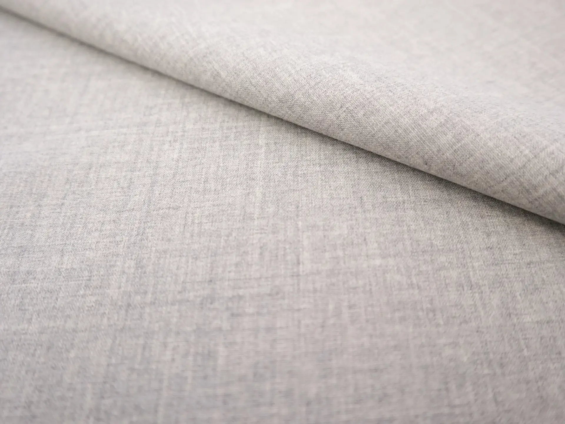 Stretch Wool Double Faced Suiting in Grey & Moss
