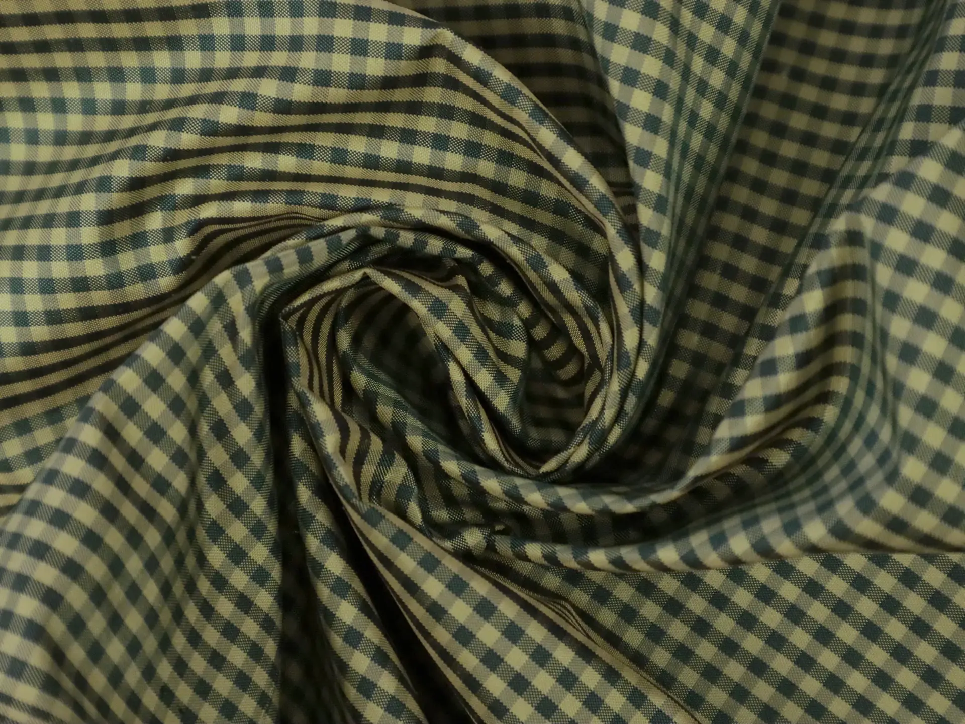 Silk Shantung Gingham