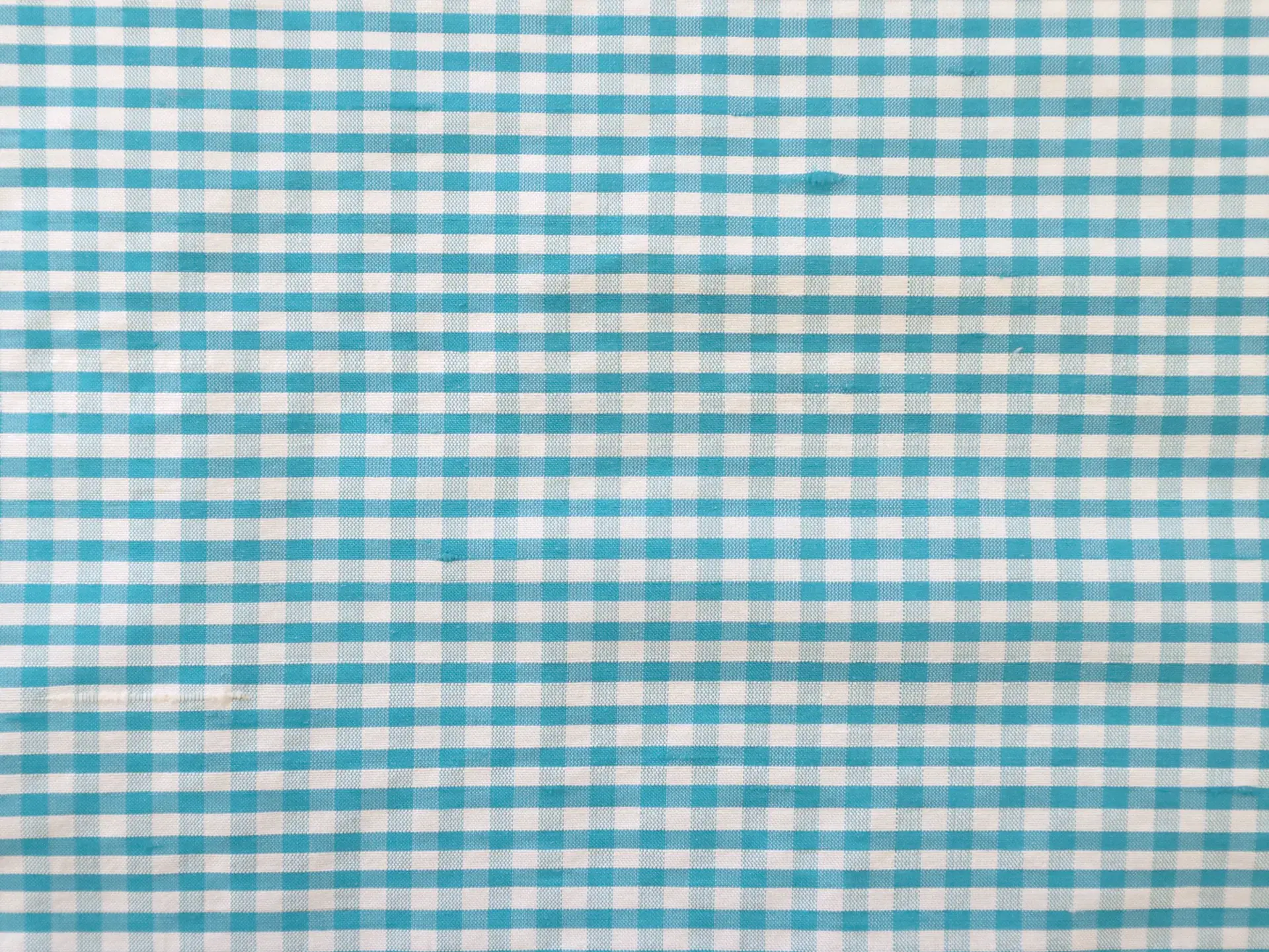 Gingham Pure Silk Shantung