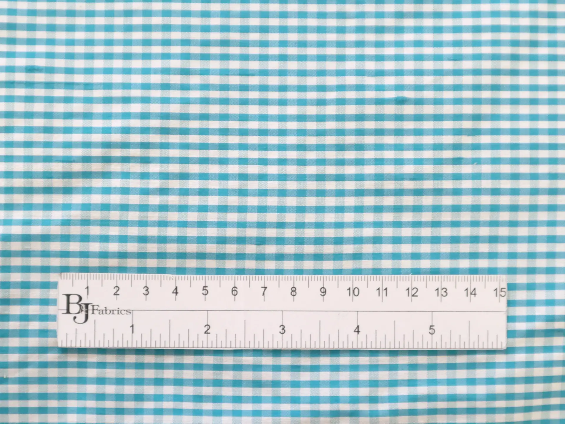 Gingham Pure Silk Shantung