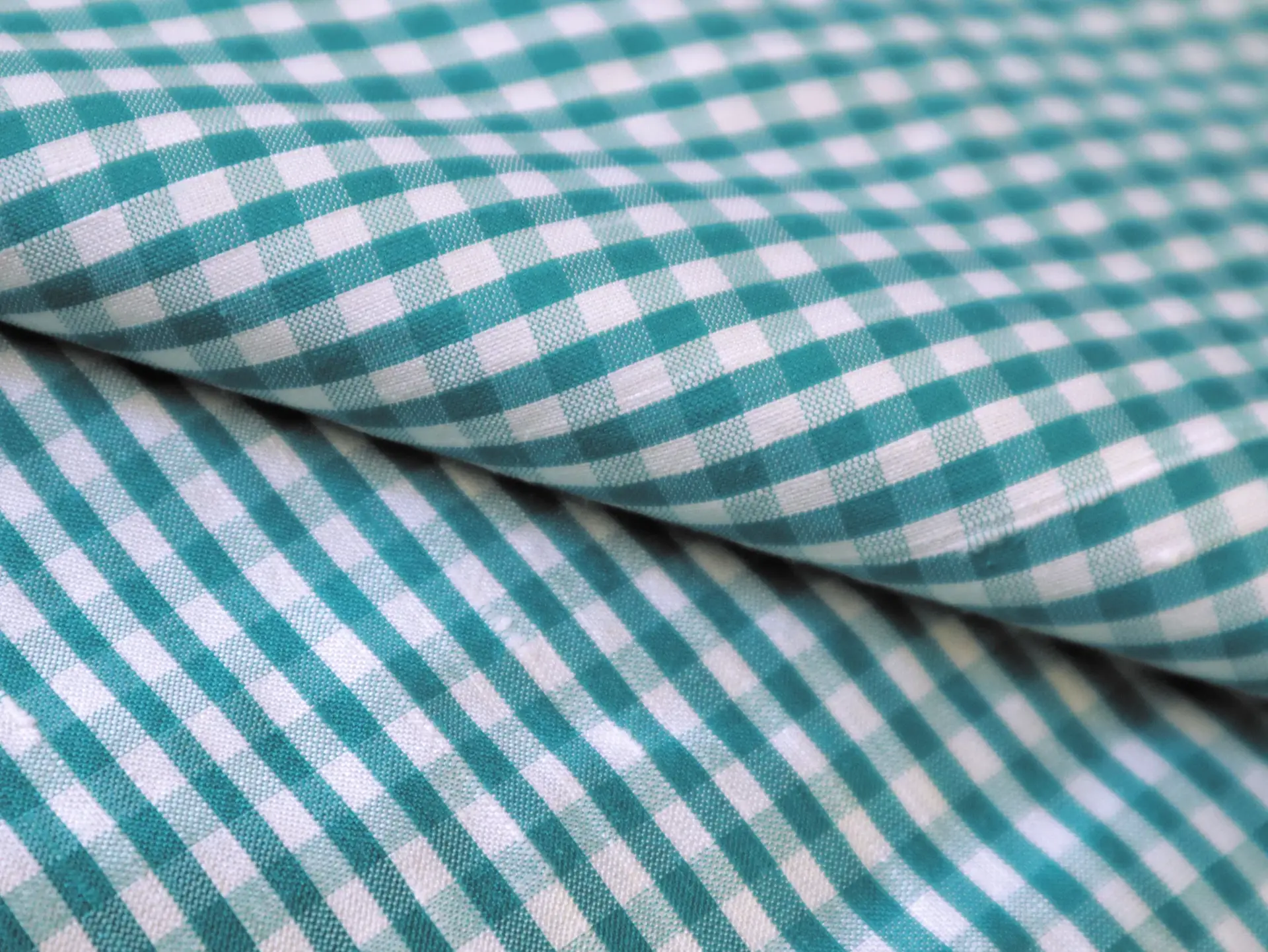 Gingham Pure Silk Shantung