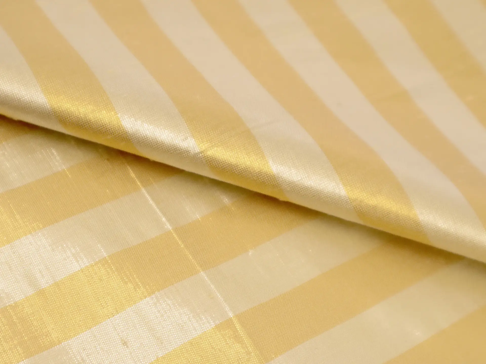Metallic Stripe Shantung