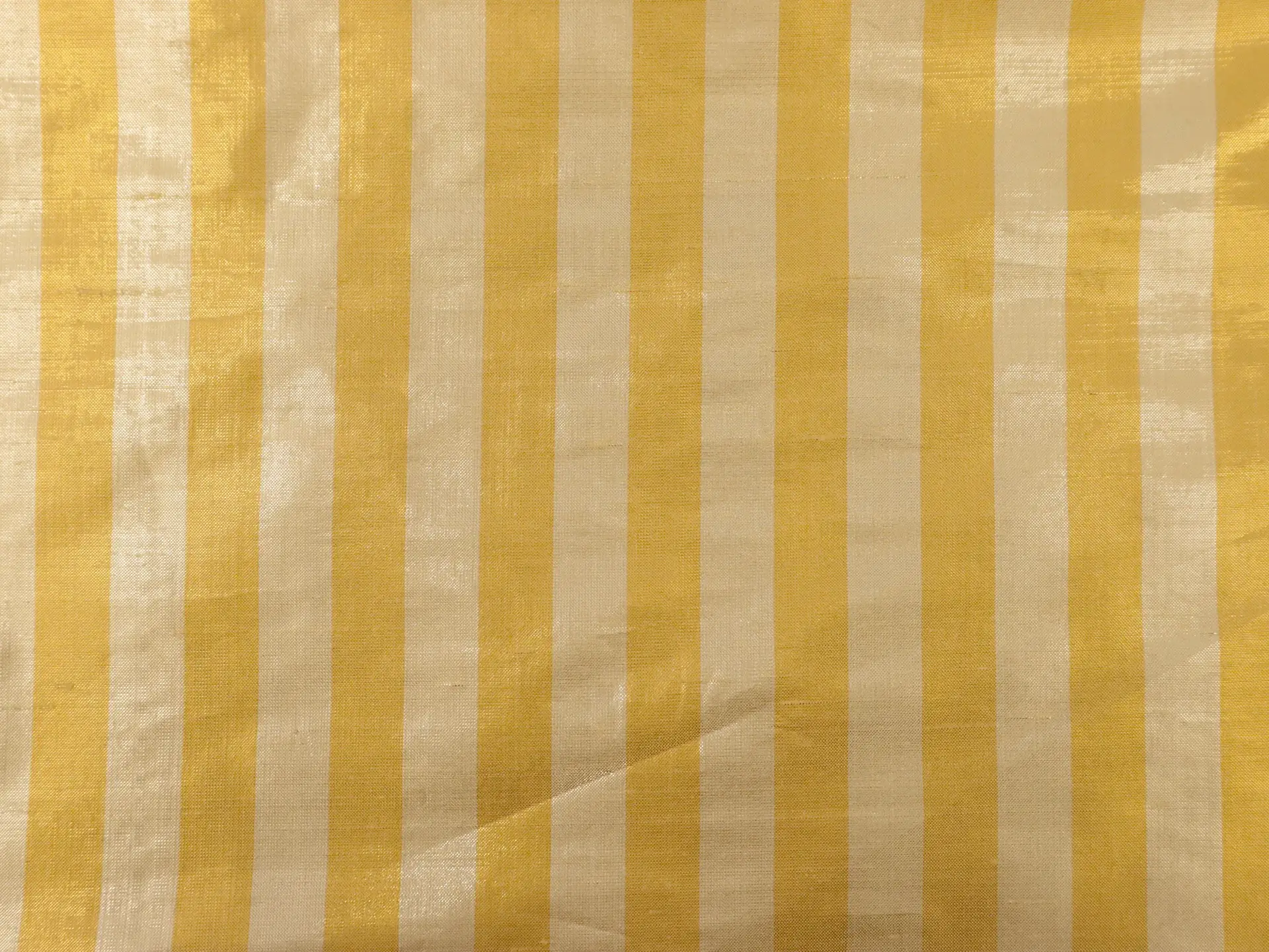 Metallic Stripe Shantung