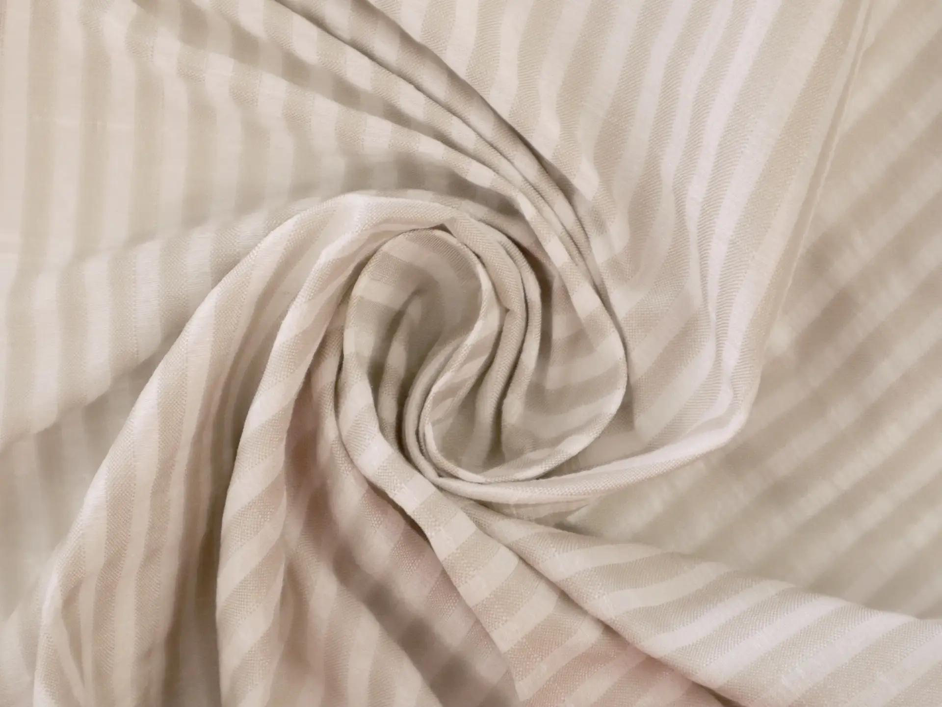 Pure Silk Shantung Seersucker