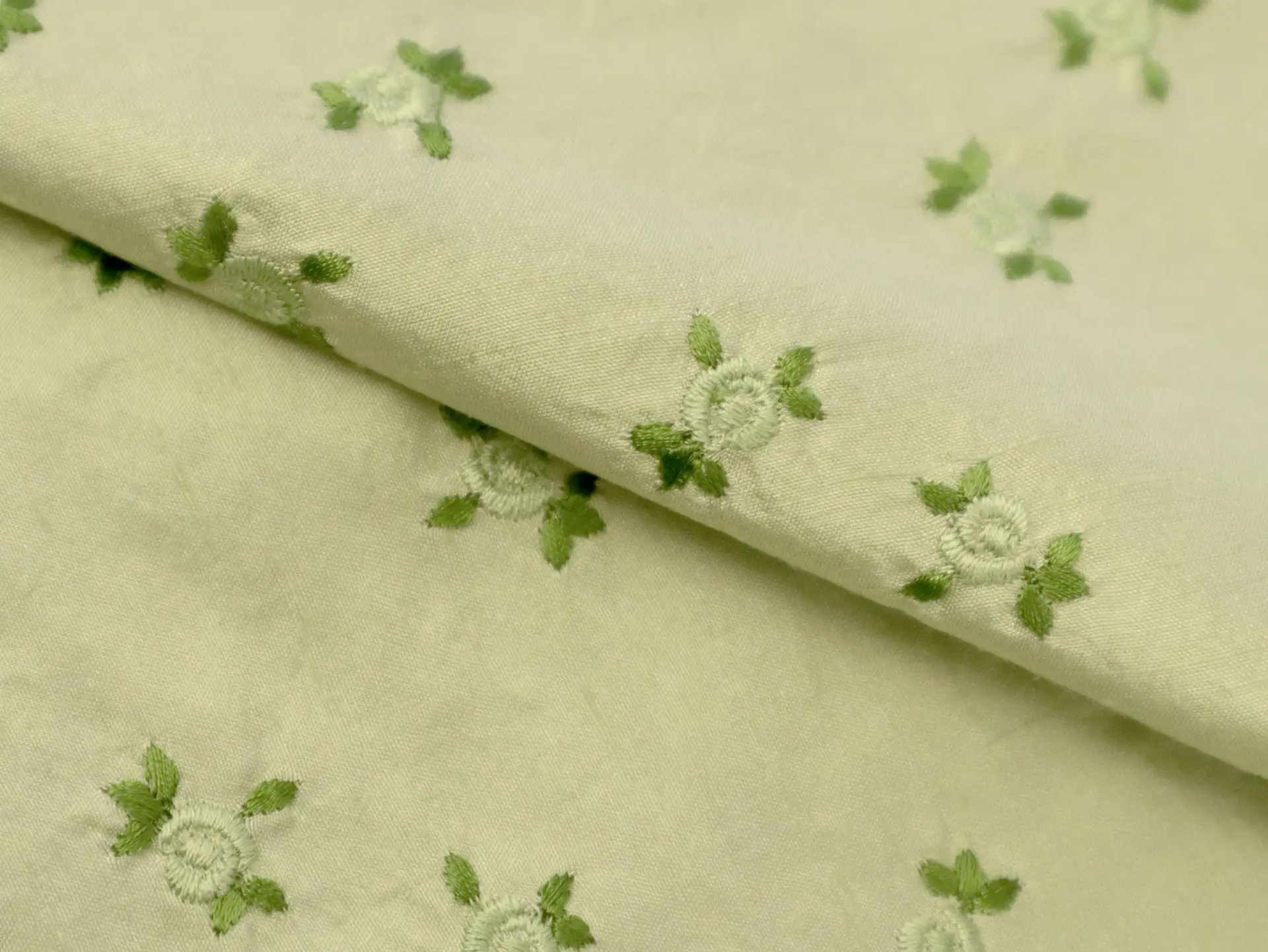 Embroidered Silk Shantung
