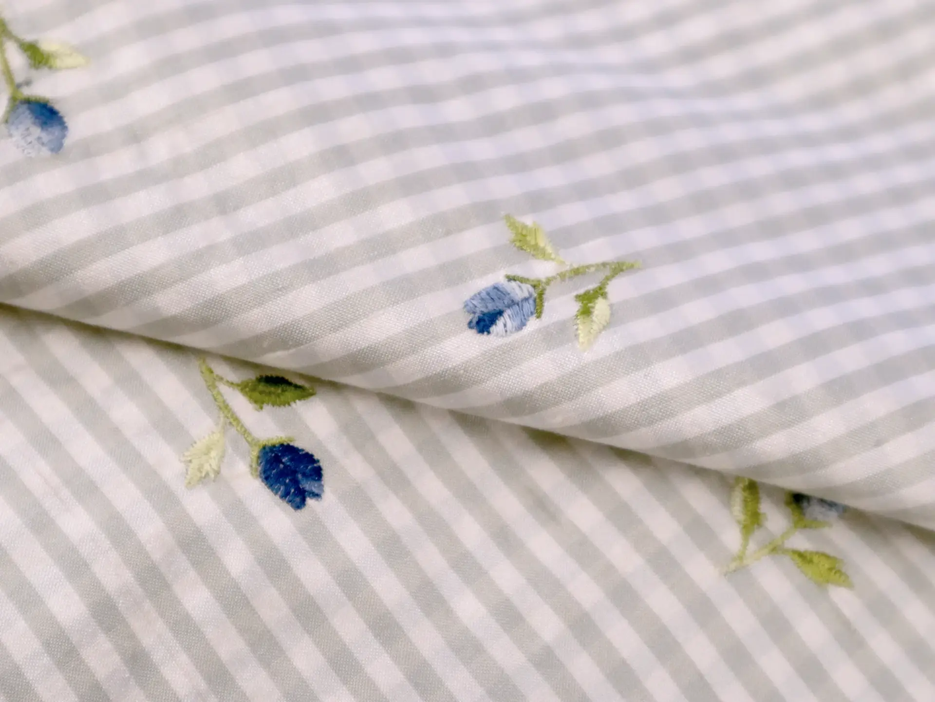 Embroidered Silk Shantung