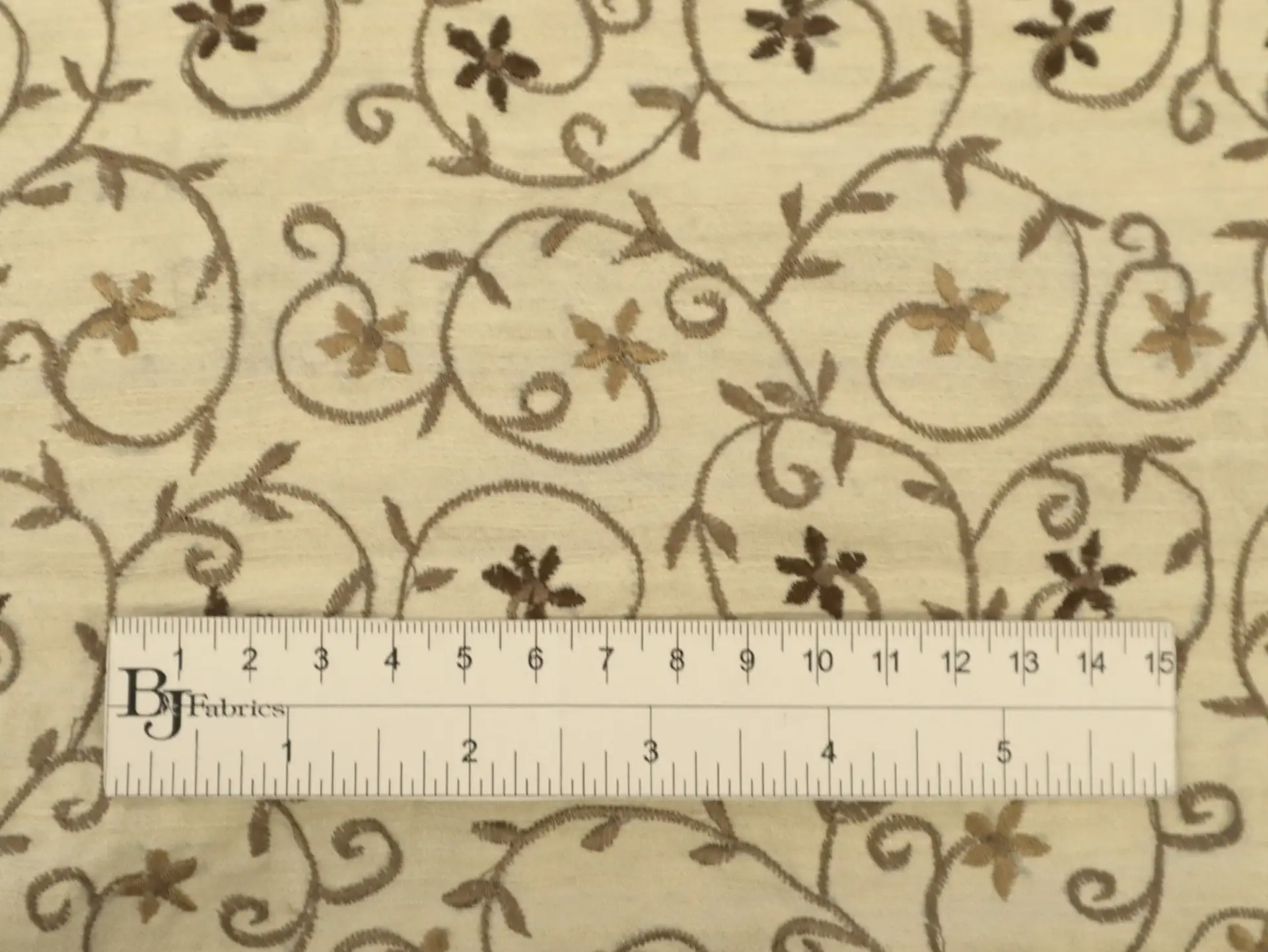 Embroidered Silk Tussah
