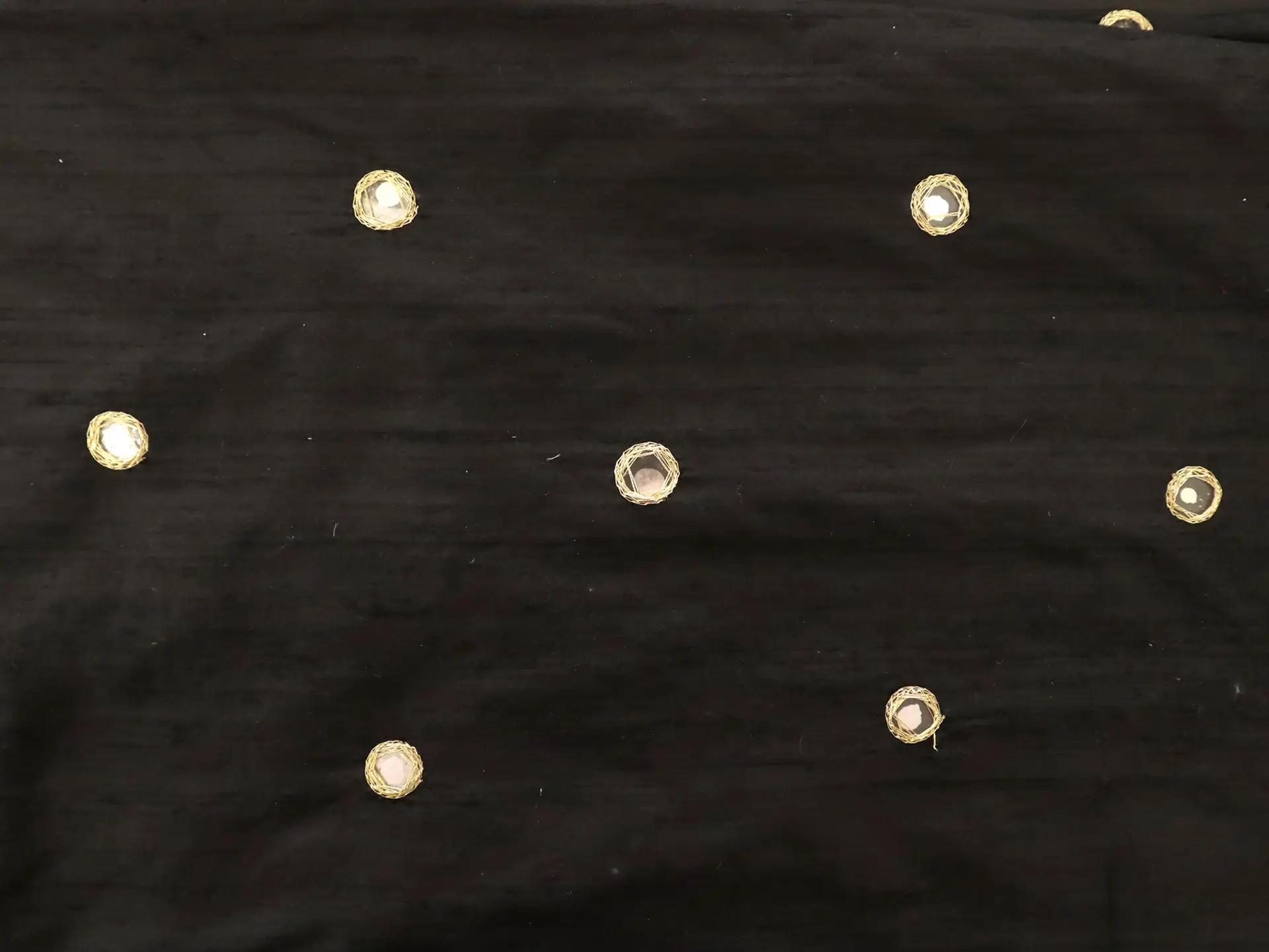 Embroidered Silk Shantung