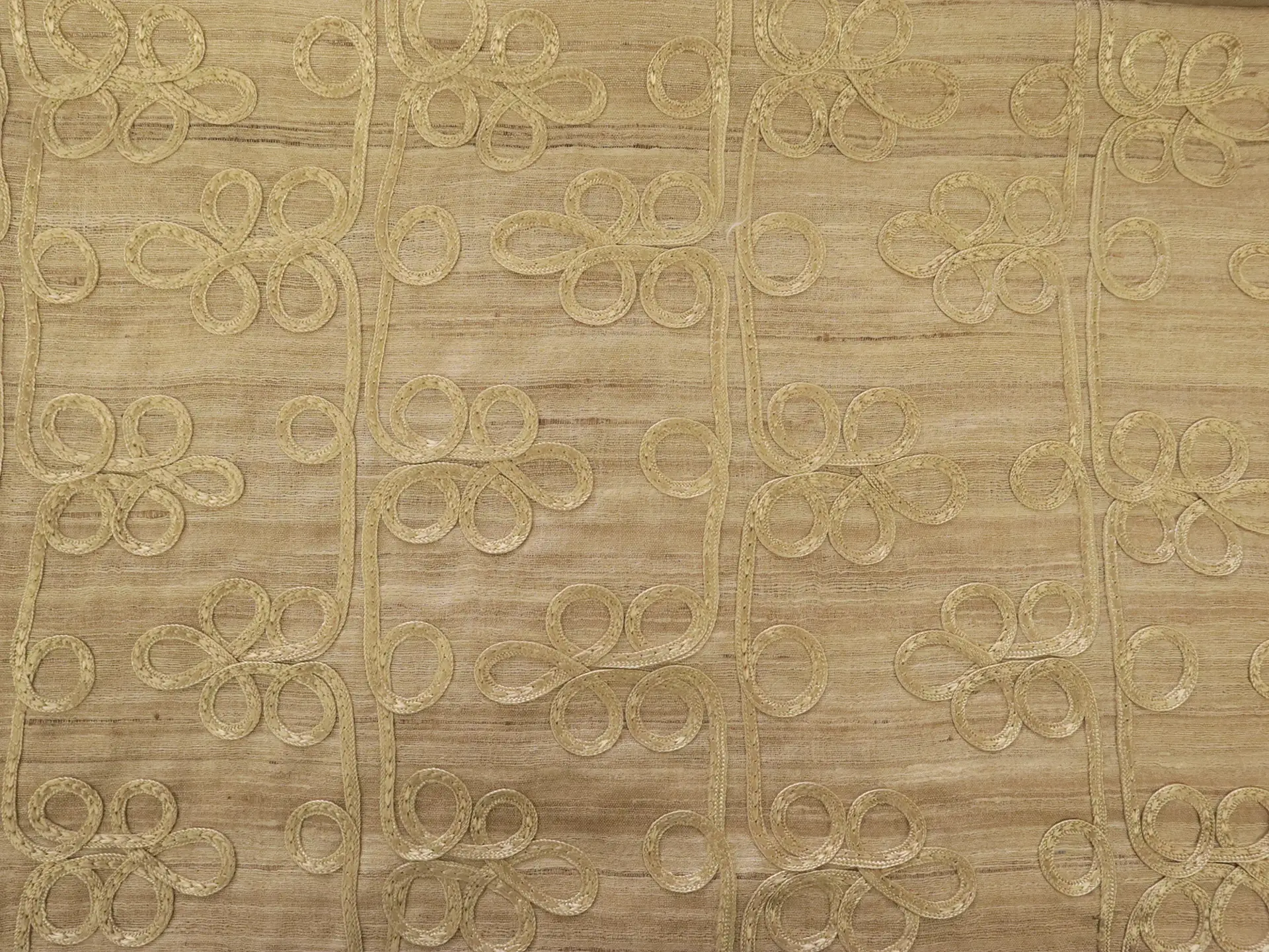 Embroidered Silk Tussah