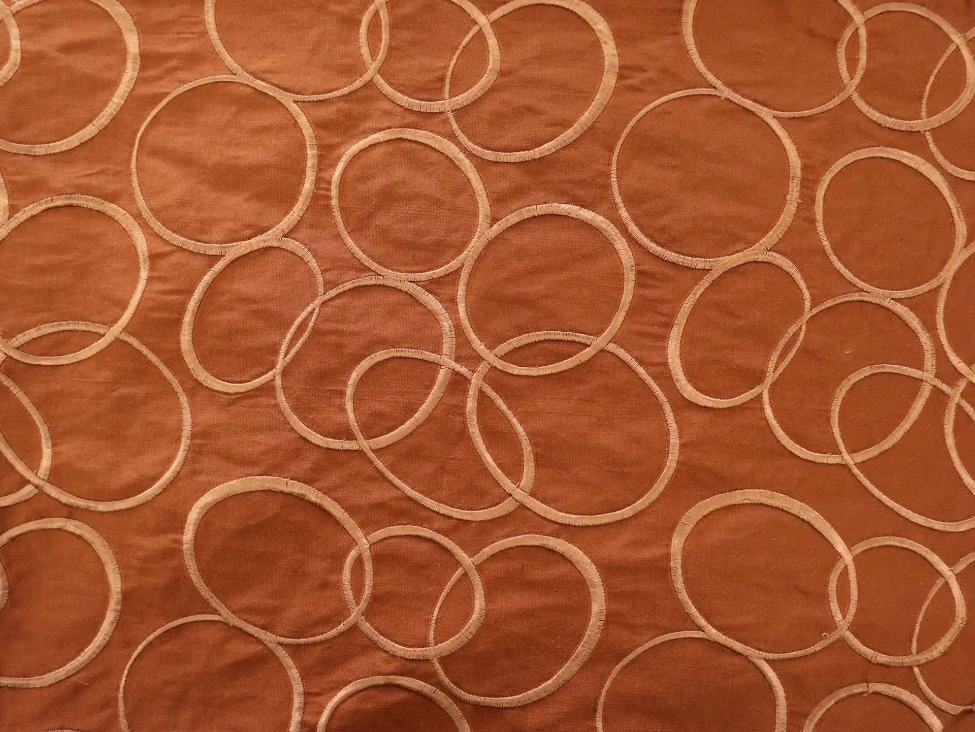 Embroidered Silk Shantung