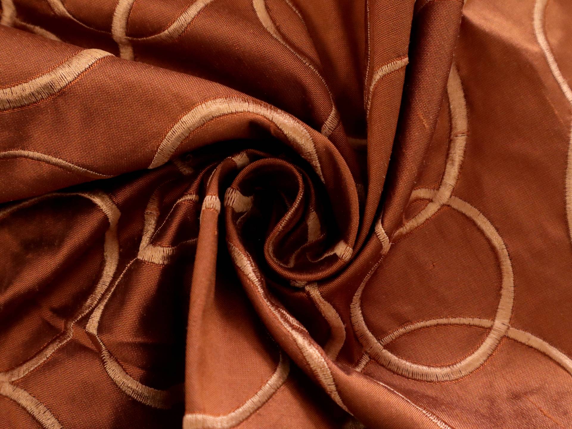 Embroidered Silk Shantung