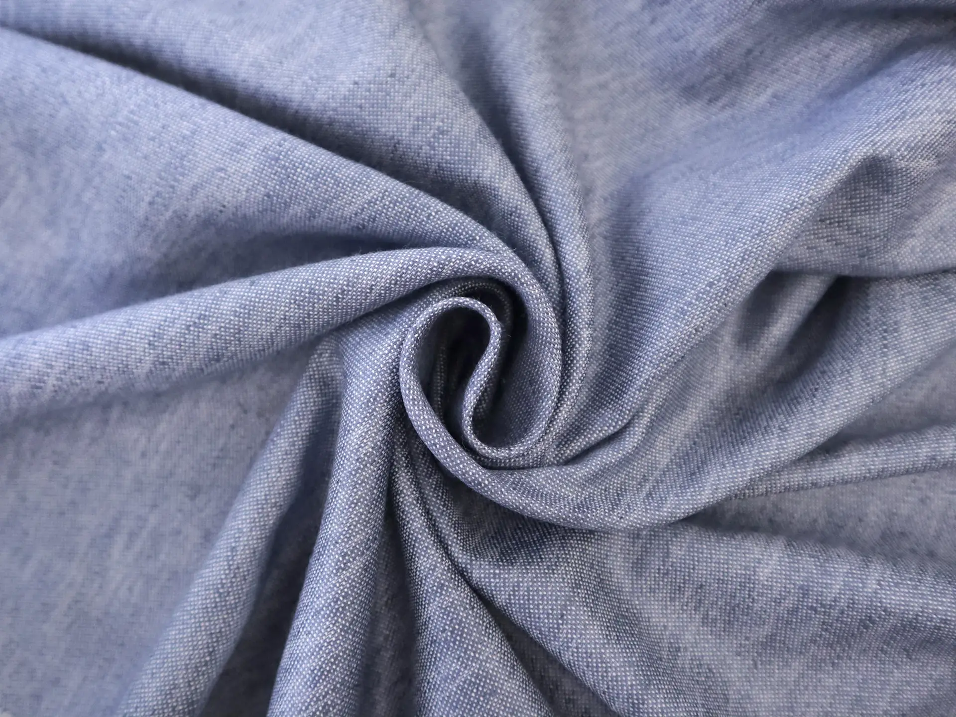 Cotton Blend Mercerized Twill in Indigo