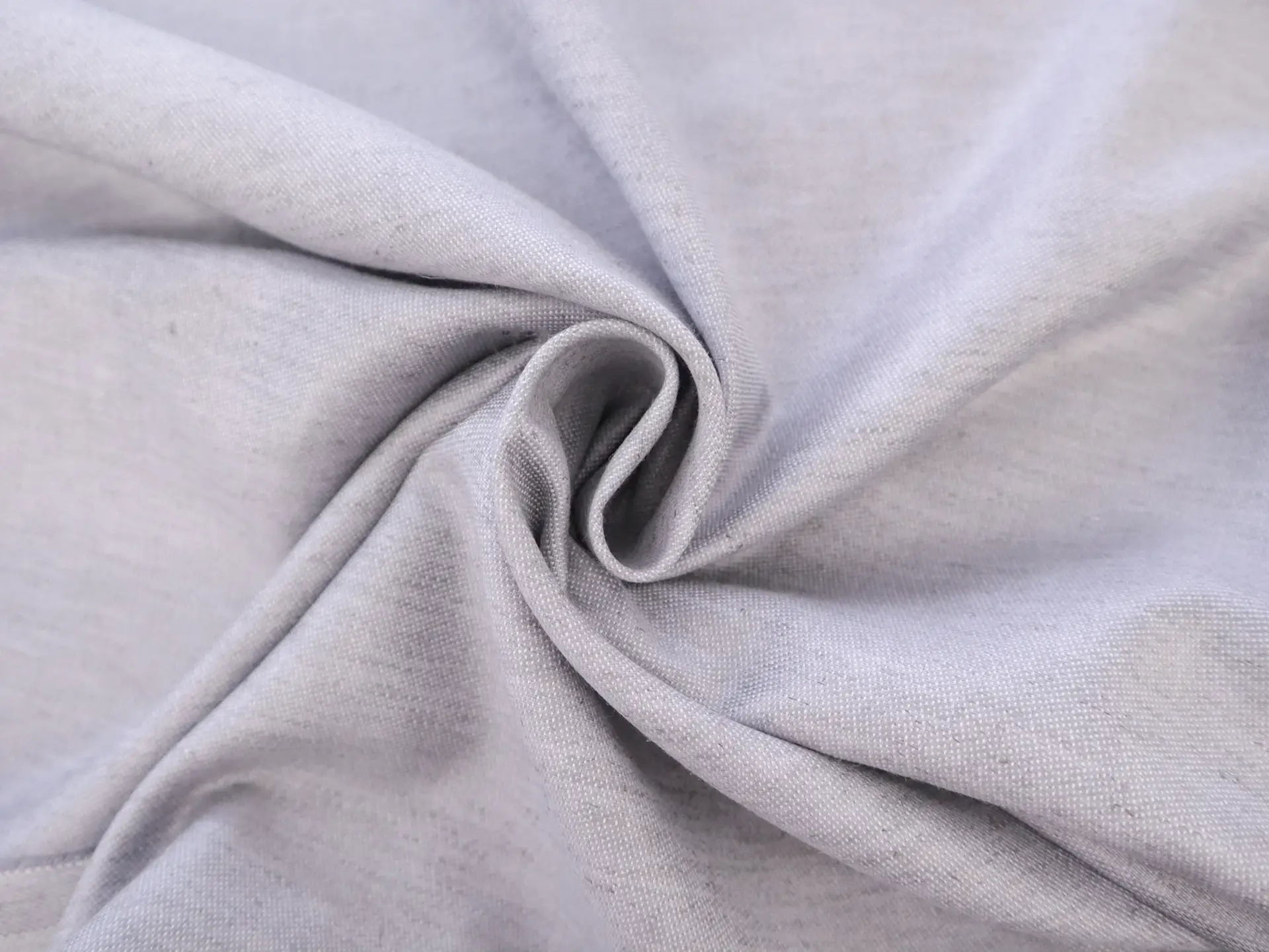 Cotton Blend Mercerized Twill in Grey