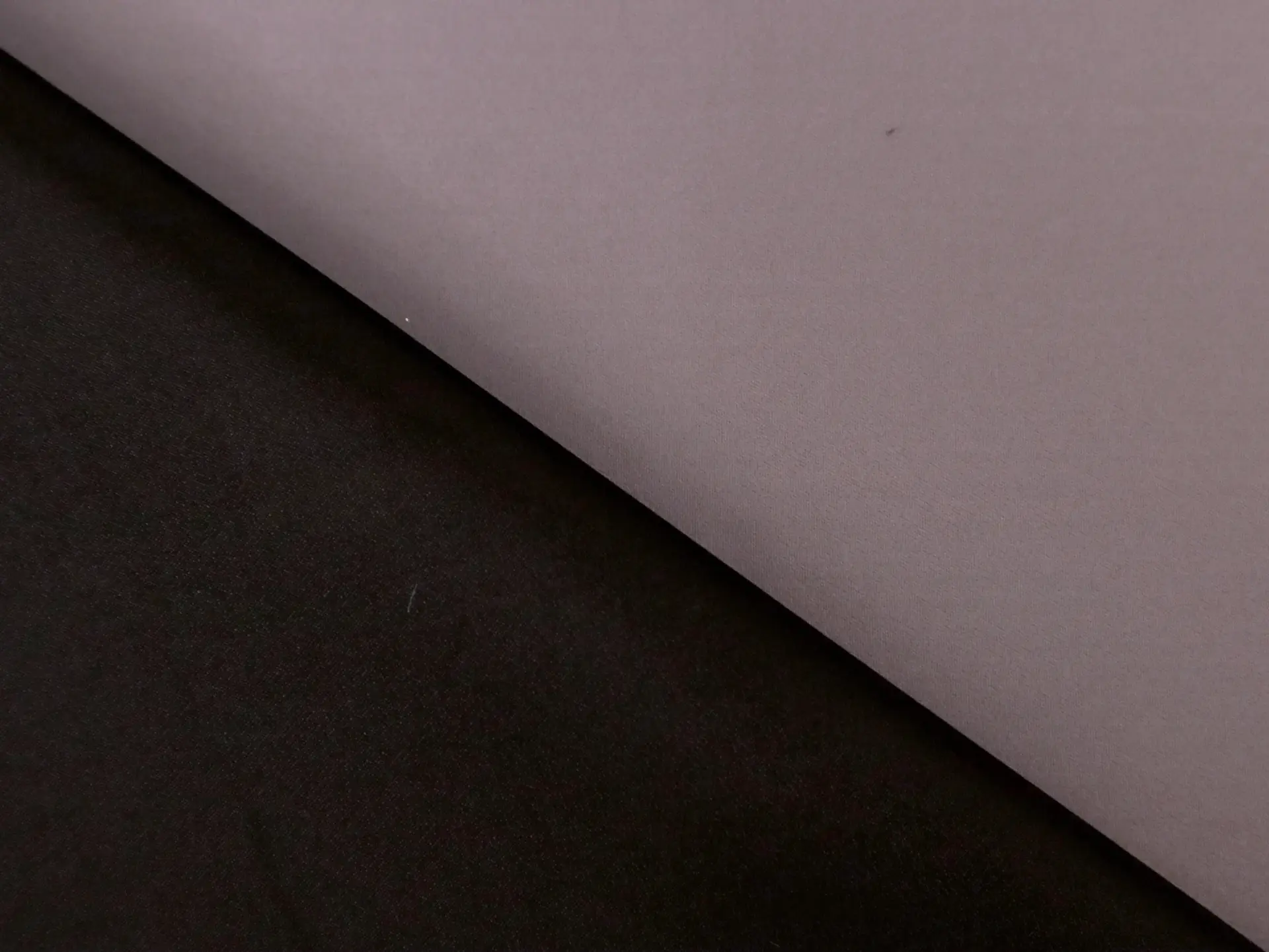 Silk Double Face Satin in Purple Taupe and Black