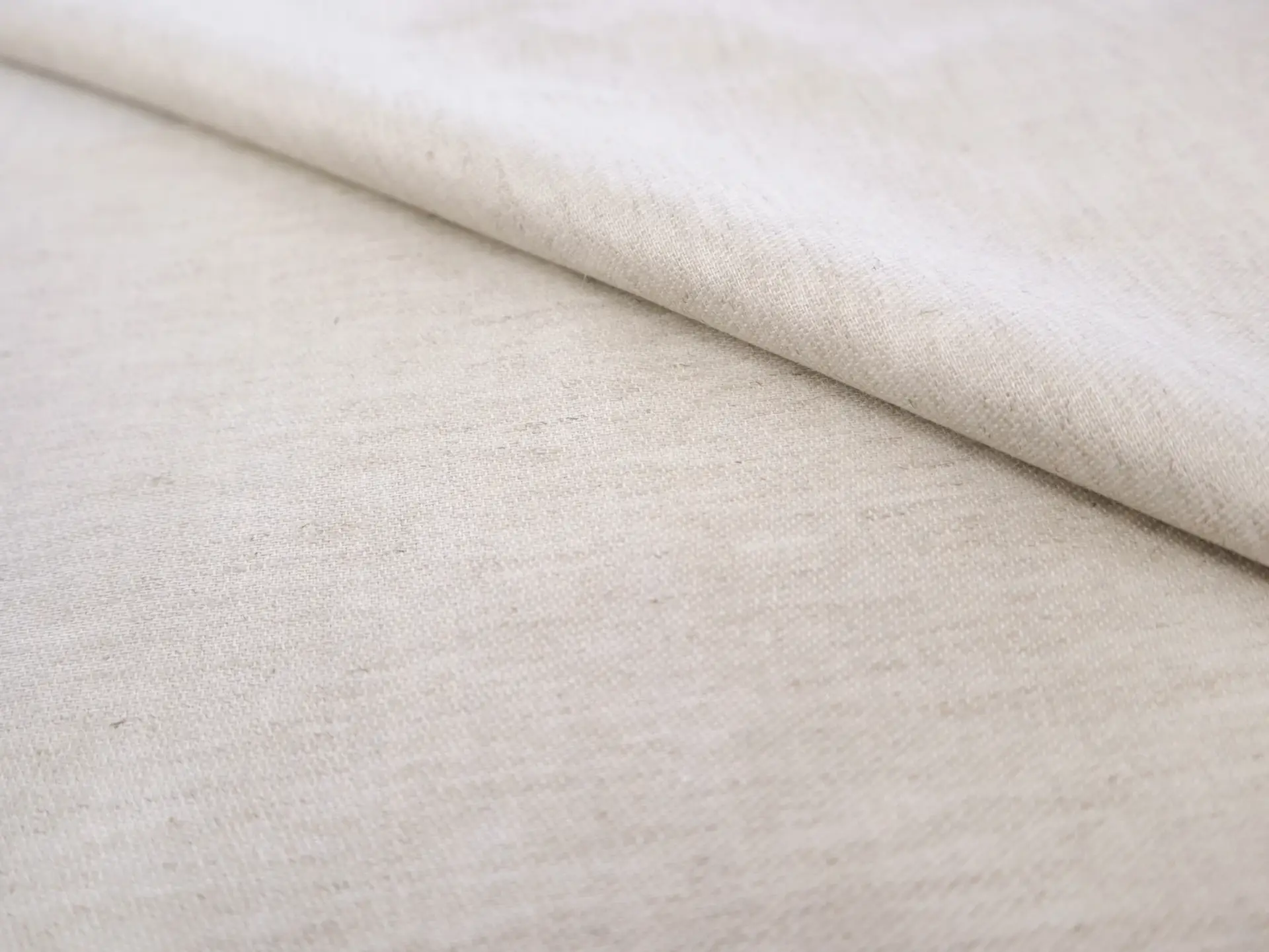 Cotton Blend Mercerized Twill in Oatmeal