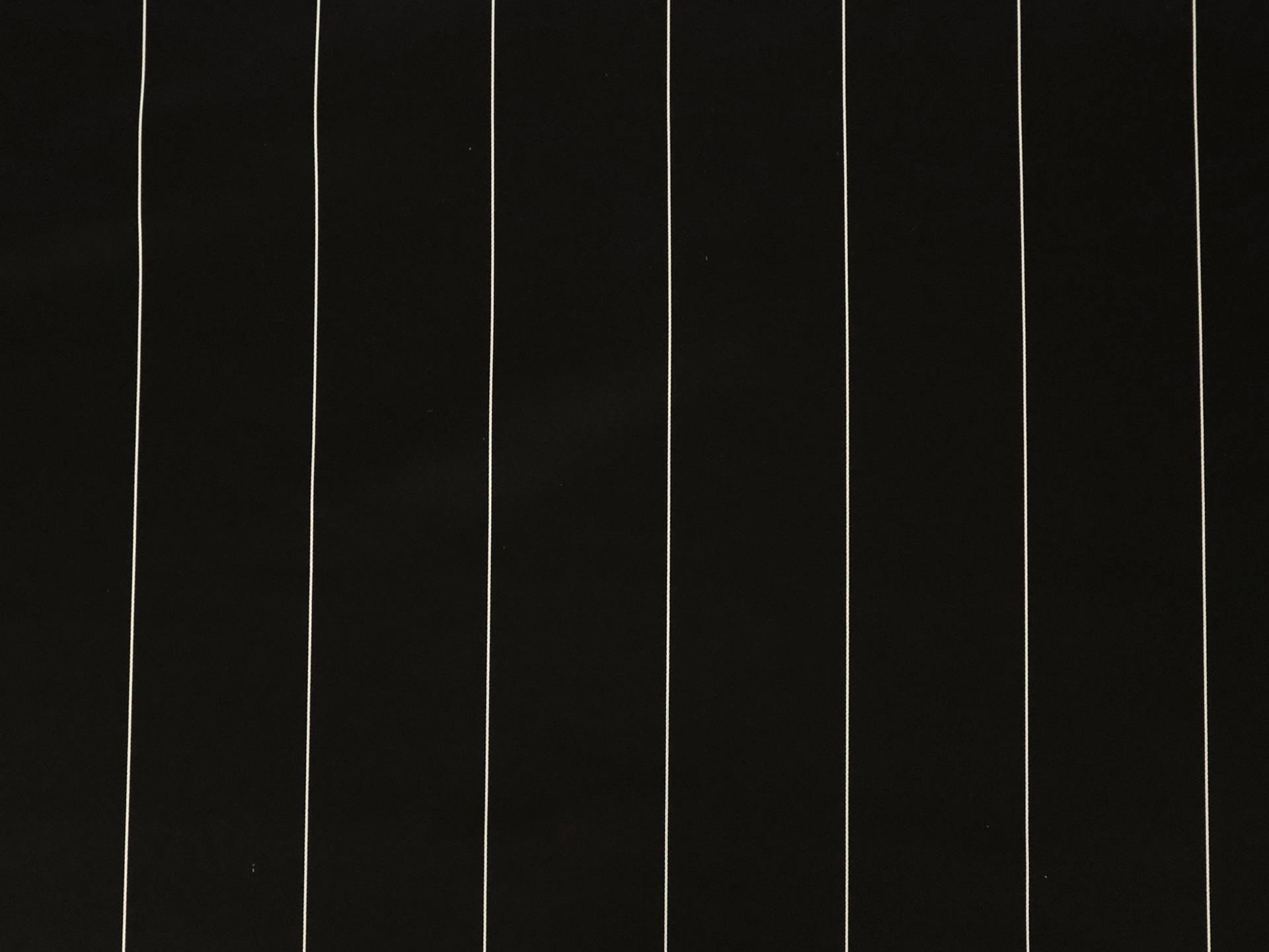 Double Face Silk Satin Stripe in Black and White