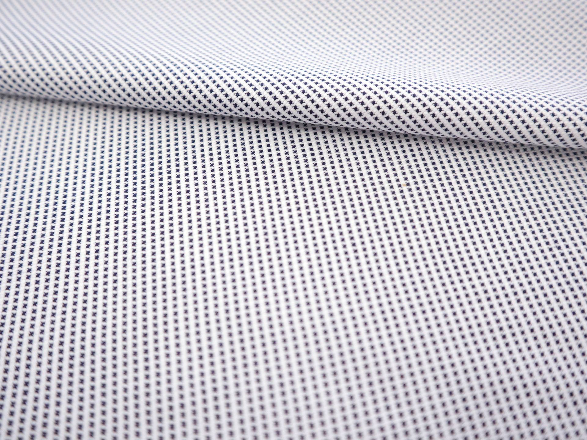 Cotton Dobby Shirting in Indigo