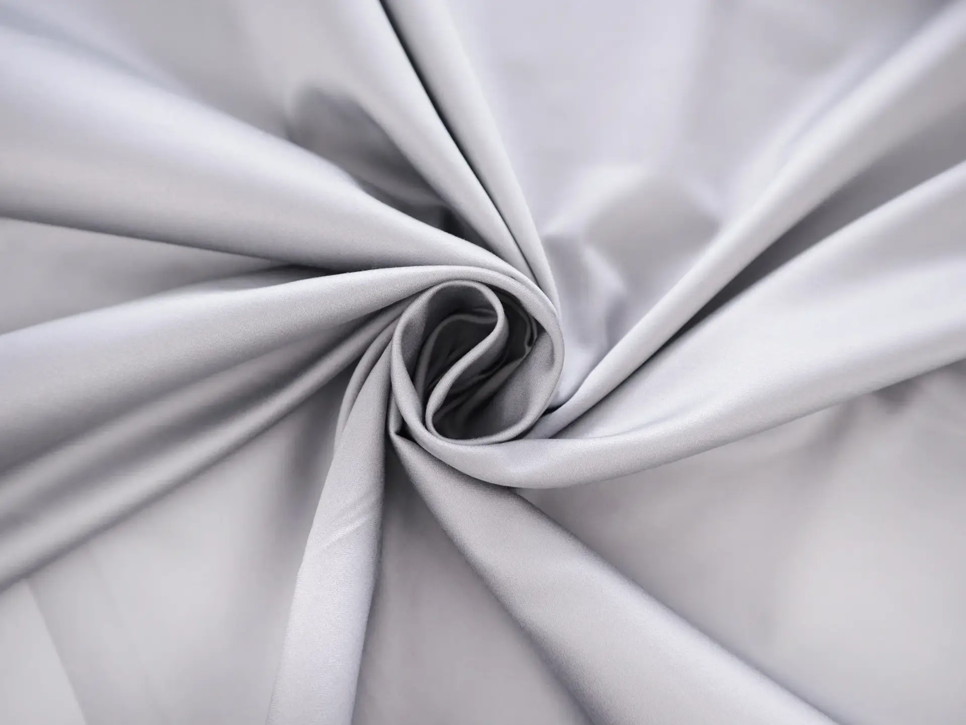 Italian Cotton Sateen in Silver