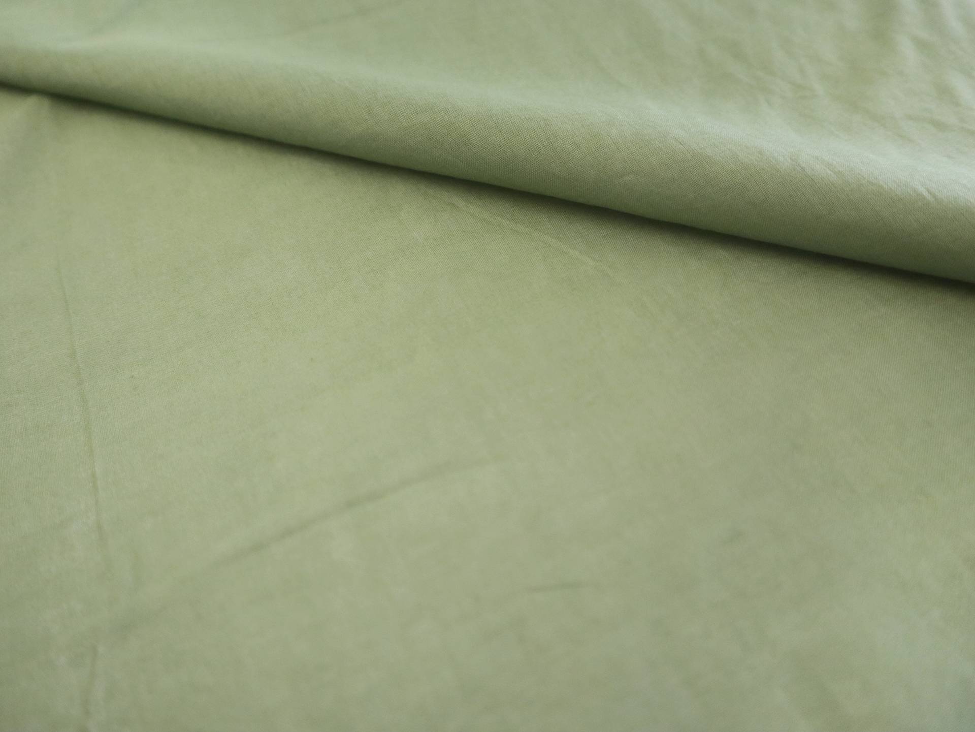 Japanese Washed Cotton Lawn in Basil Green