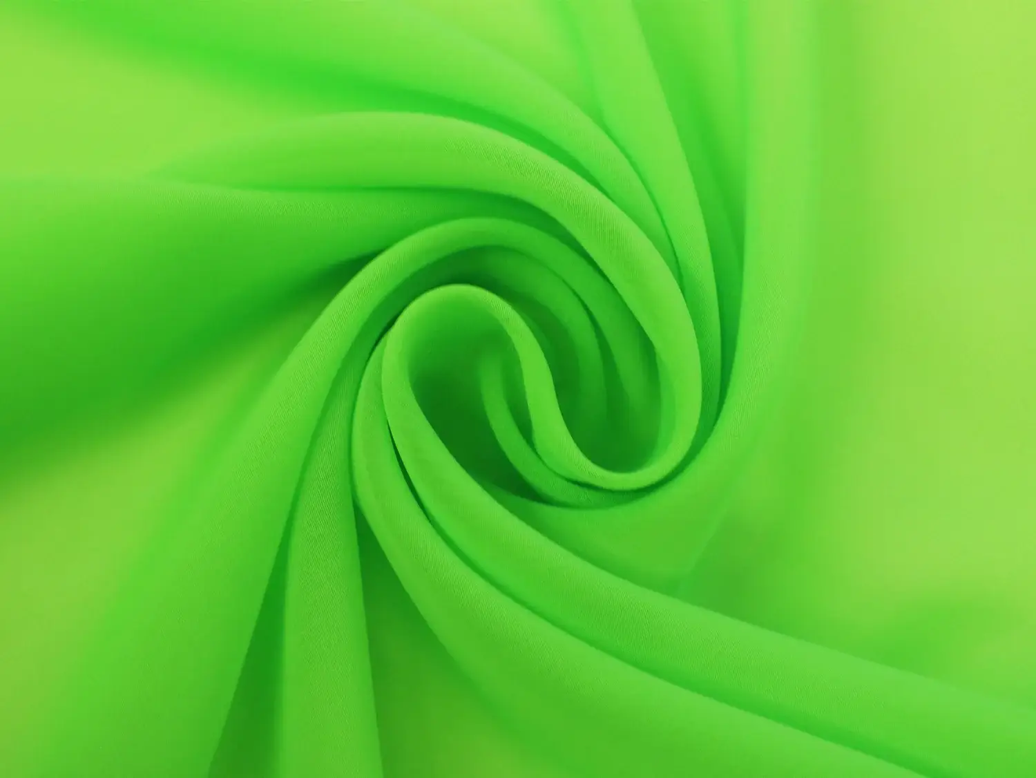Sheer Polyester Georgette in Neon Green