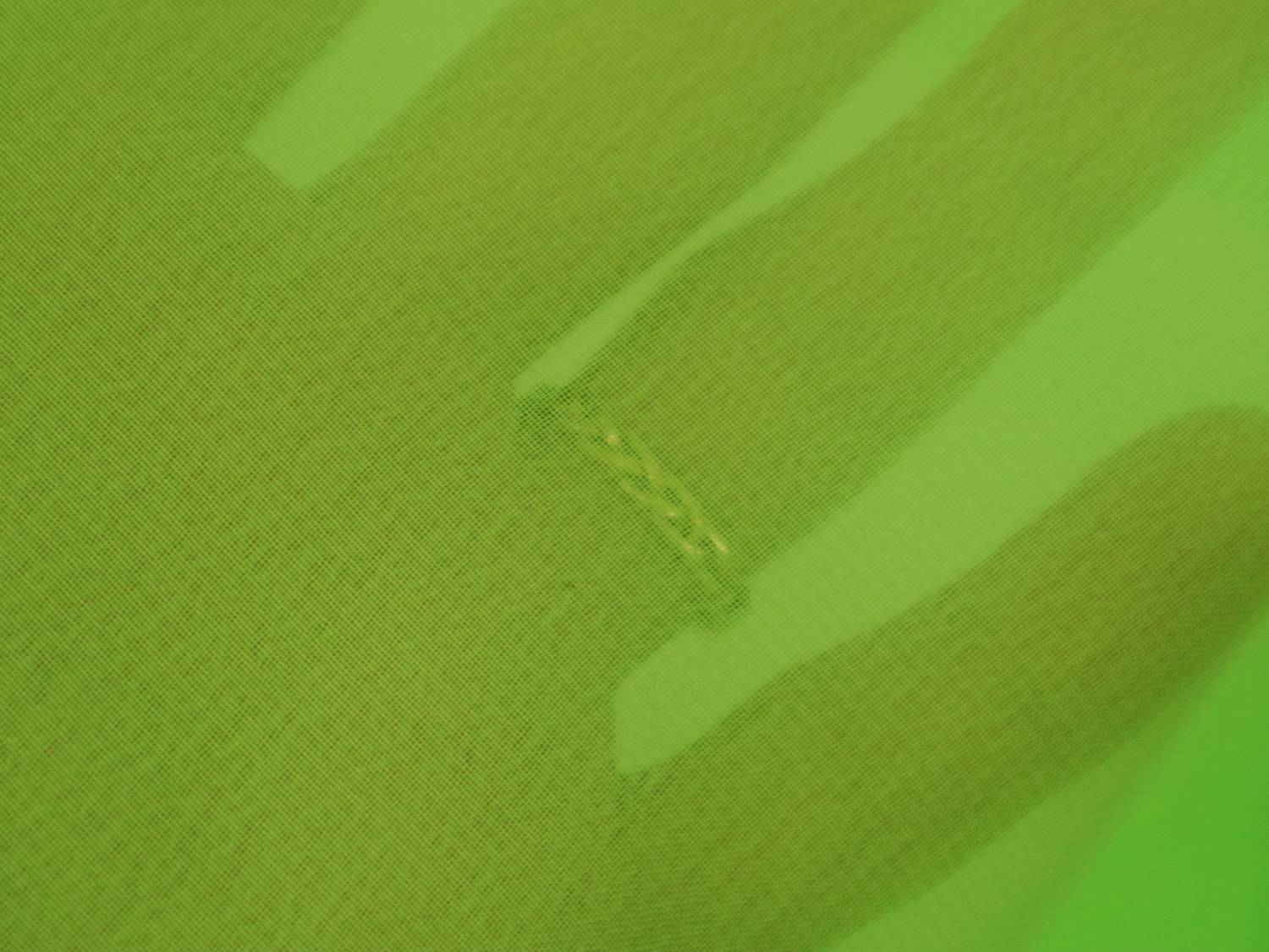 Sheer Polyester Georgette in Neon Green