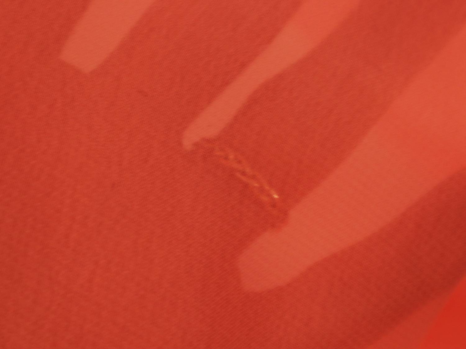 Sheer Polyester Georgette in Neon Peach