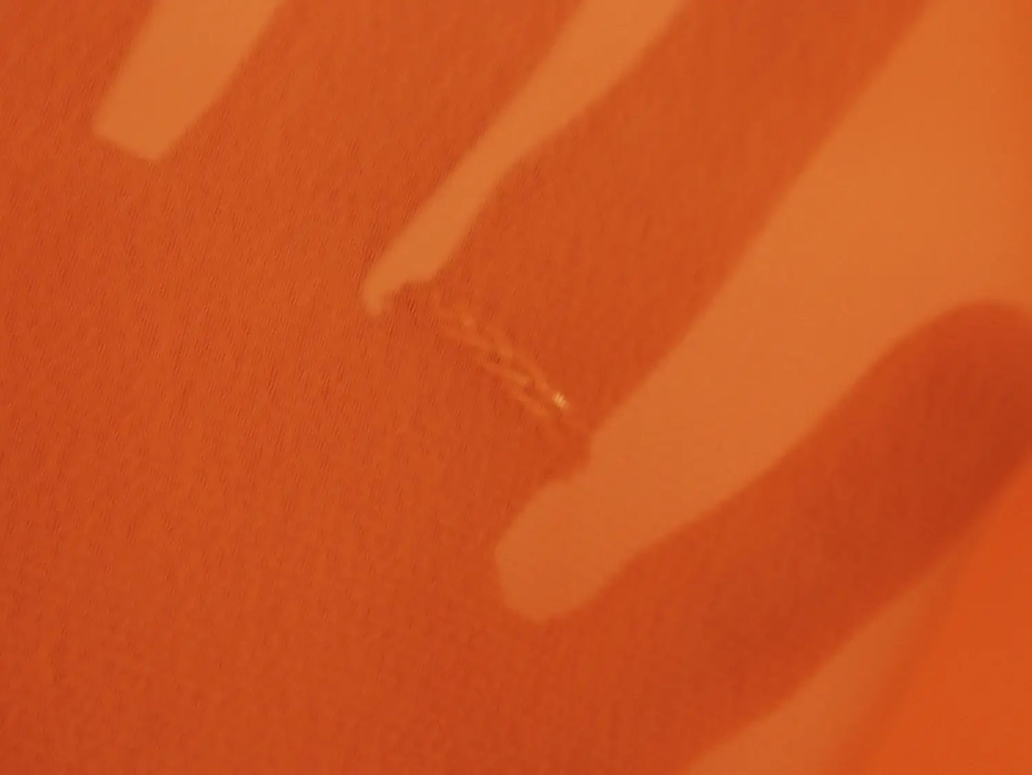 Sheer Polyester Georgette in Neon Orange