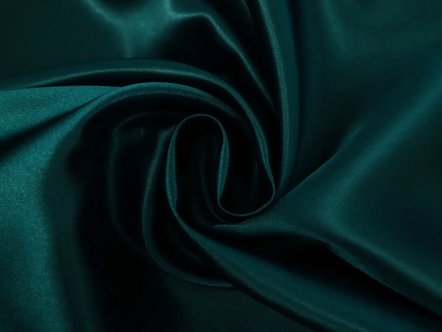 Satin Charmeuse in Teal