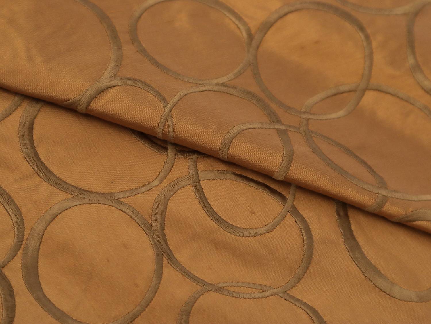Embroidered Silk Shantung
