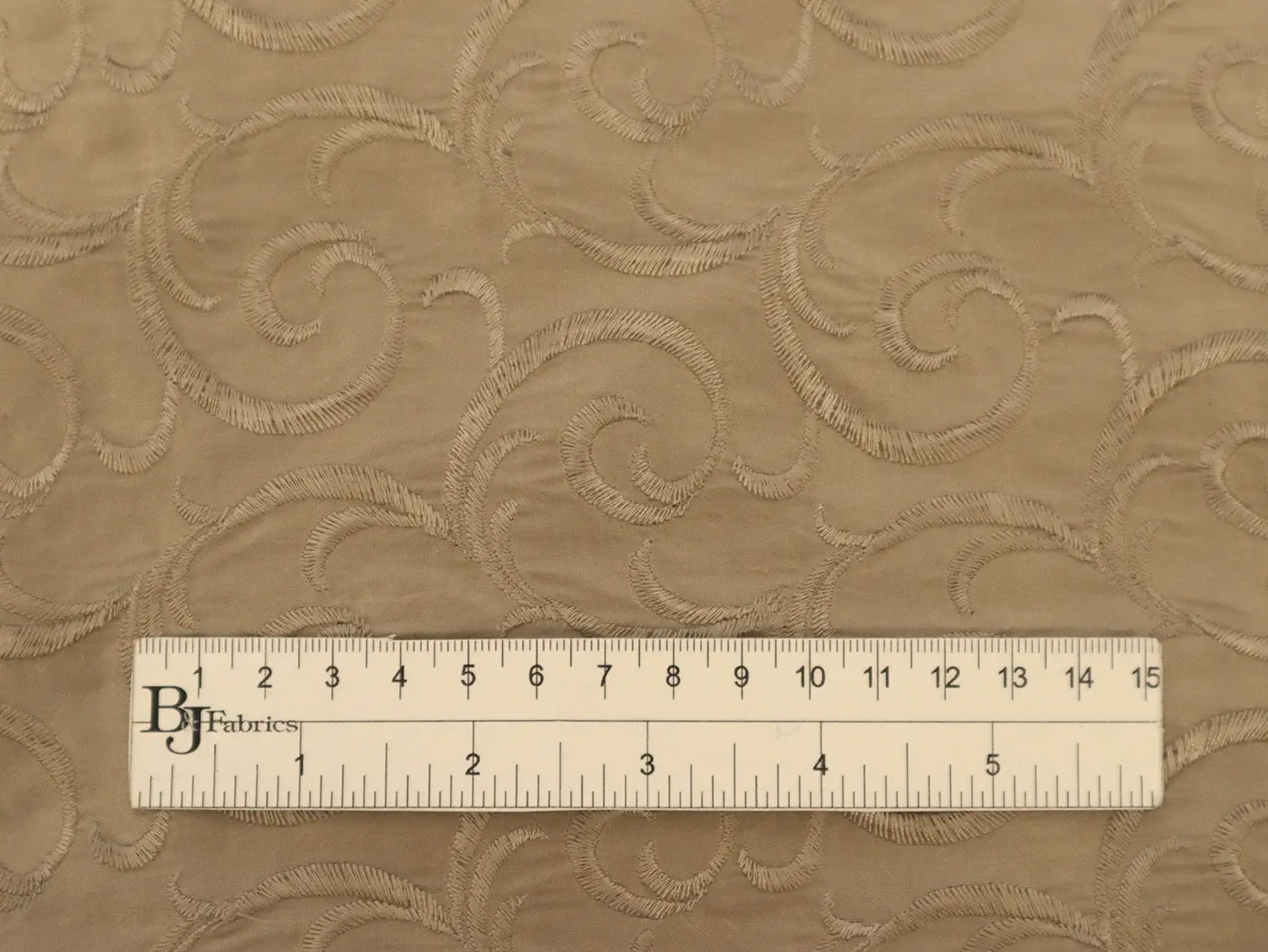 Embroidered Silk Shantung