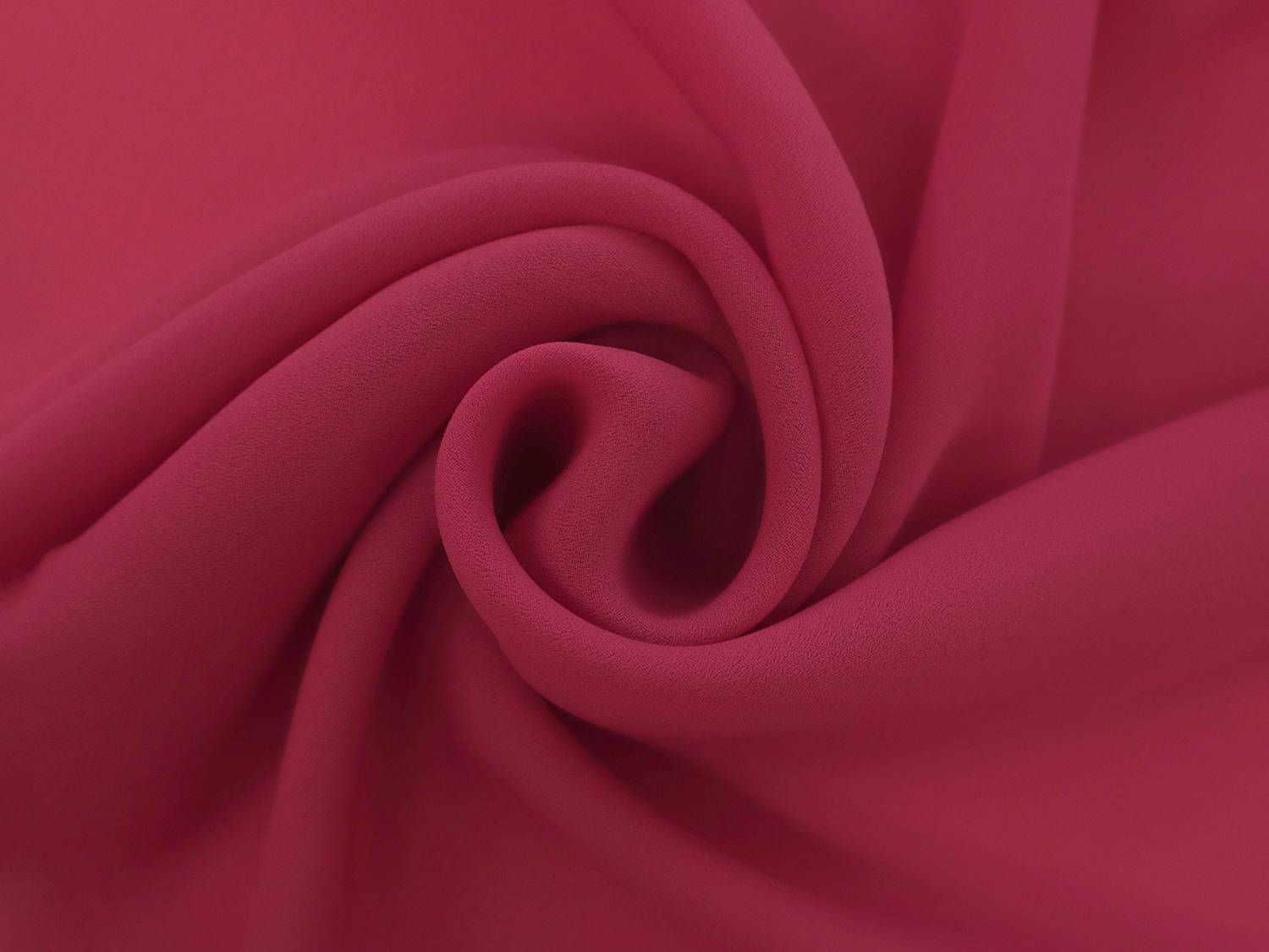 Polyester Double Georgette in Strawberry Frost