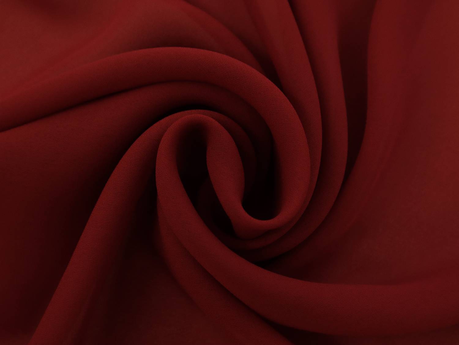 Polyester Double Georgette in Red