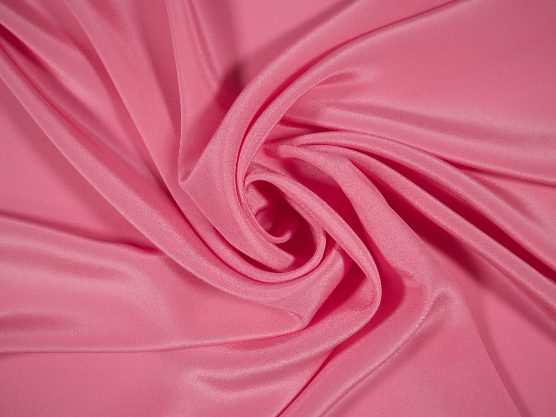 silk Crepe De Chine in Azalea- bunched