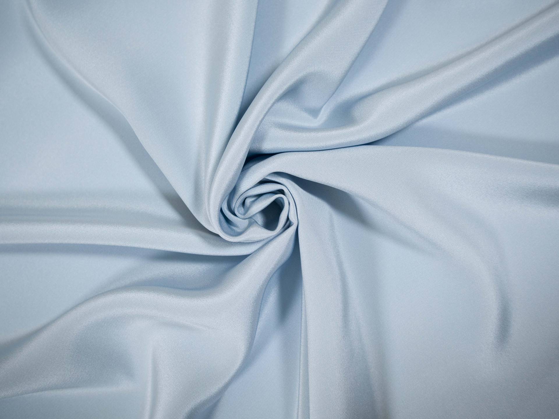 silk 4 ply crepe in baby blue- draped