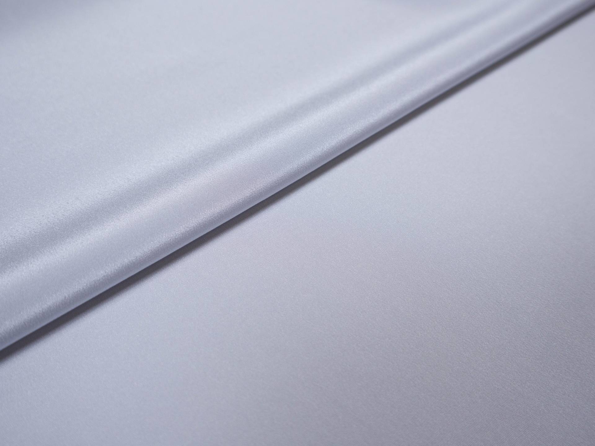 silk Crepe De Chine in quicksilver- folded