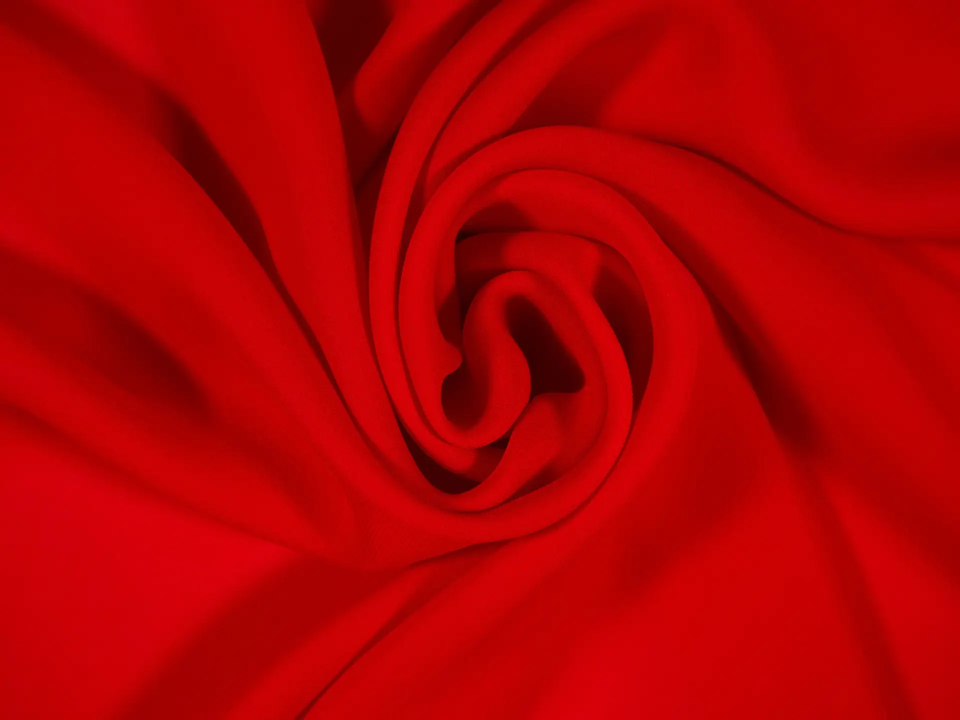 Silk Georgette in cardinal draped