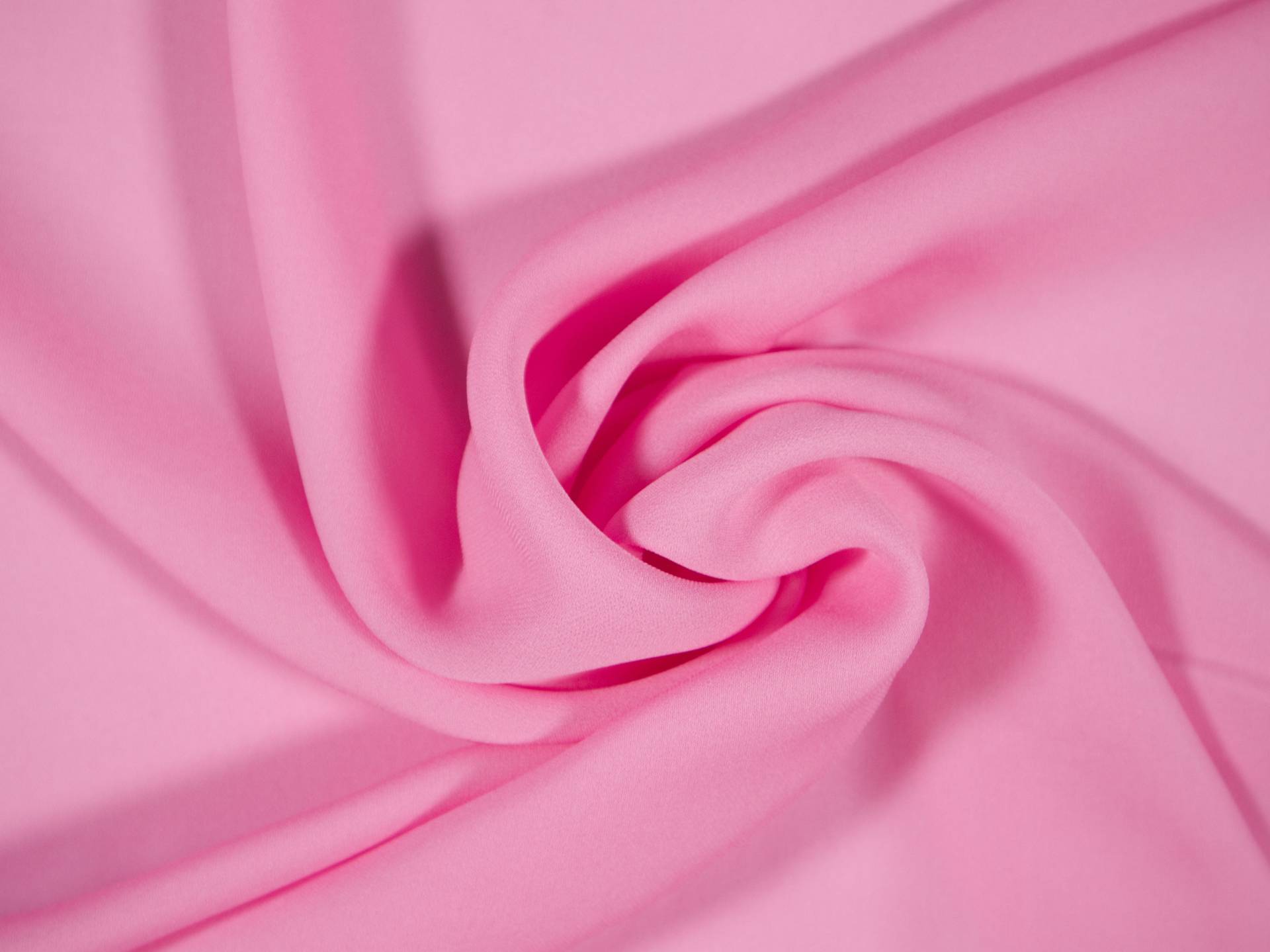 Silk Georgette in Candy Pink draped