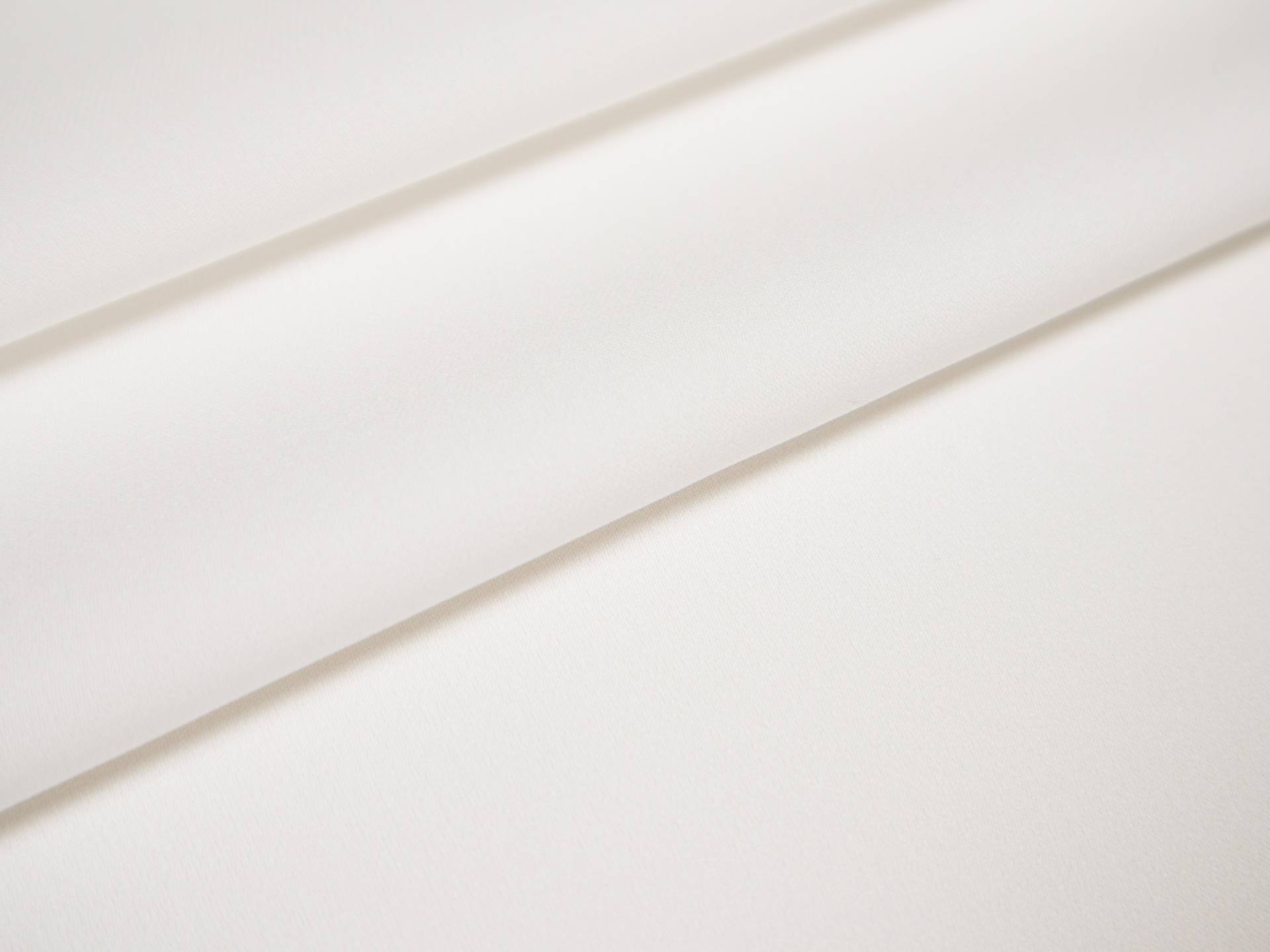 Silk Georgette in White folded