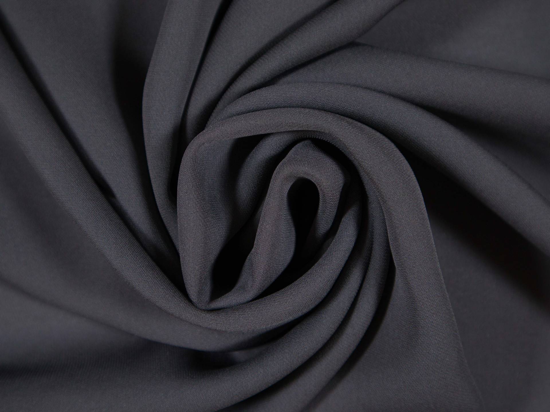 Silk Georgette in Pepper draped