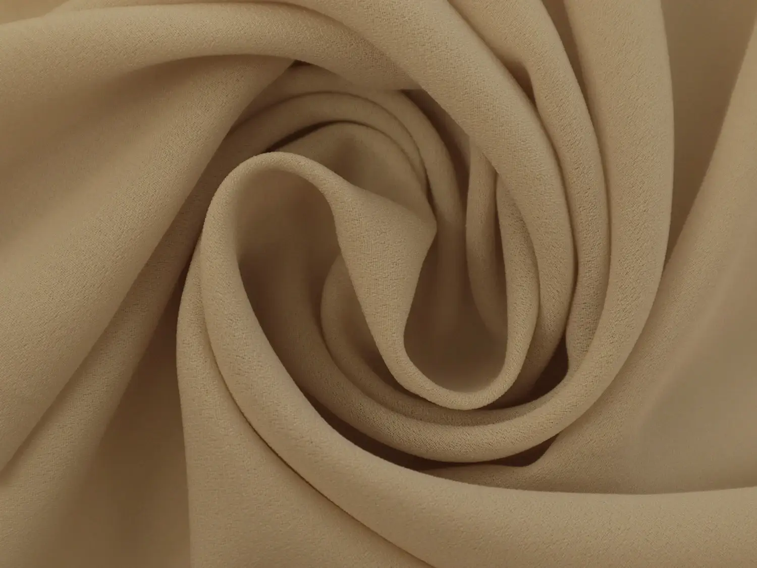 Polyester Double Georgette in Sahara