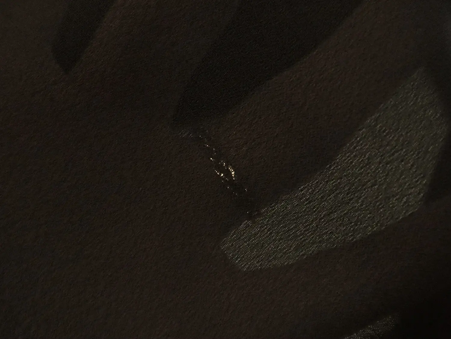 Polyester Double Georgette in Black