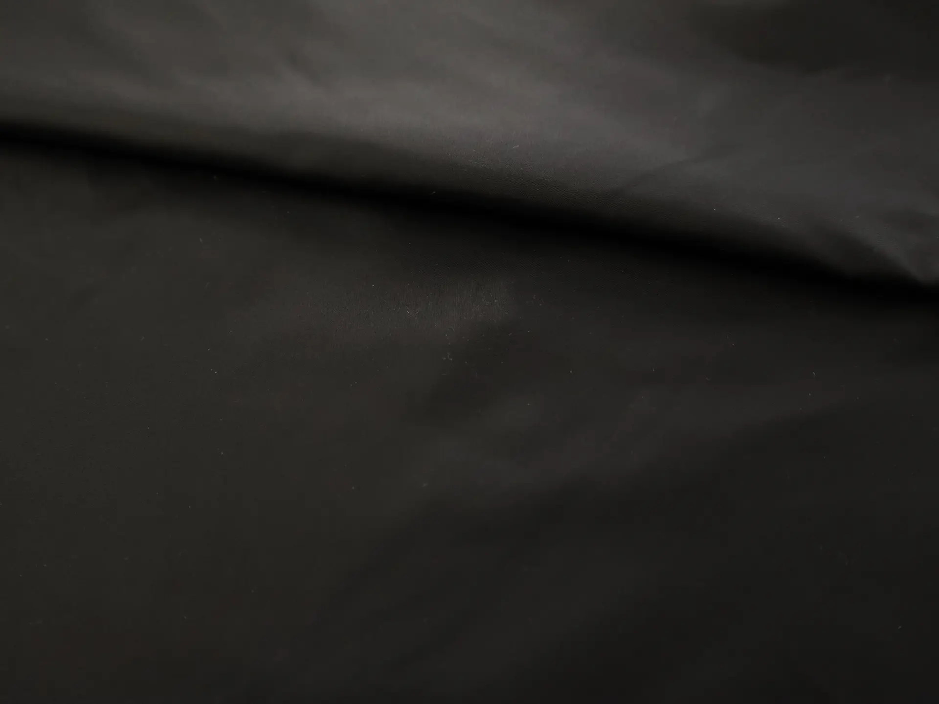 Polyester Ciré in Black